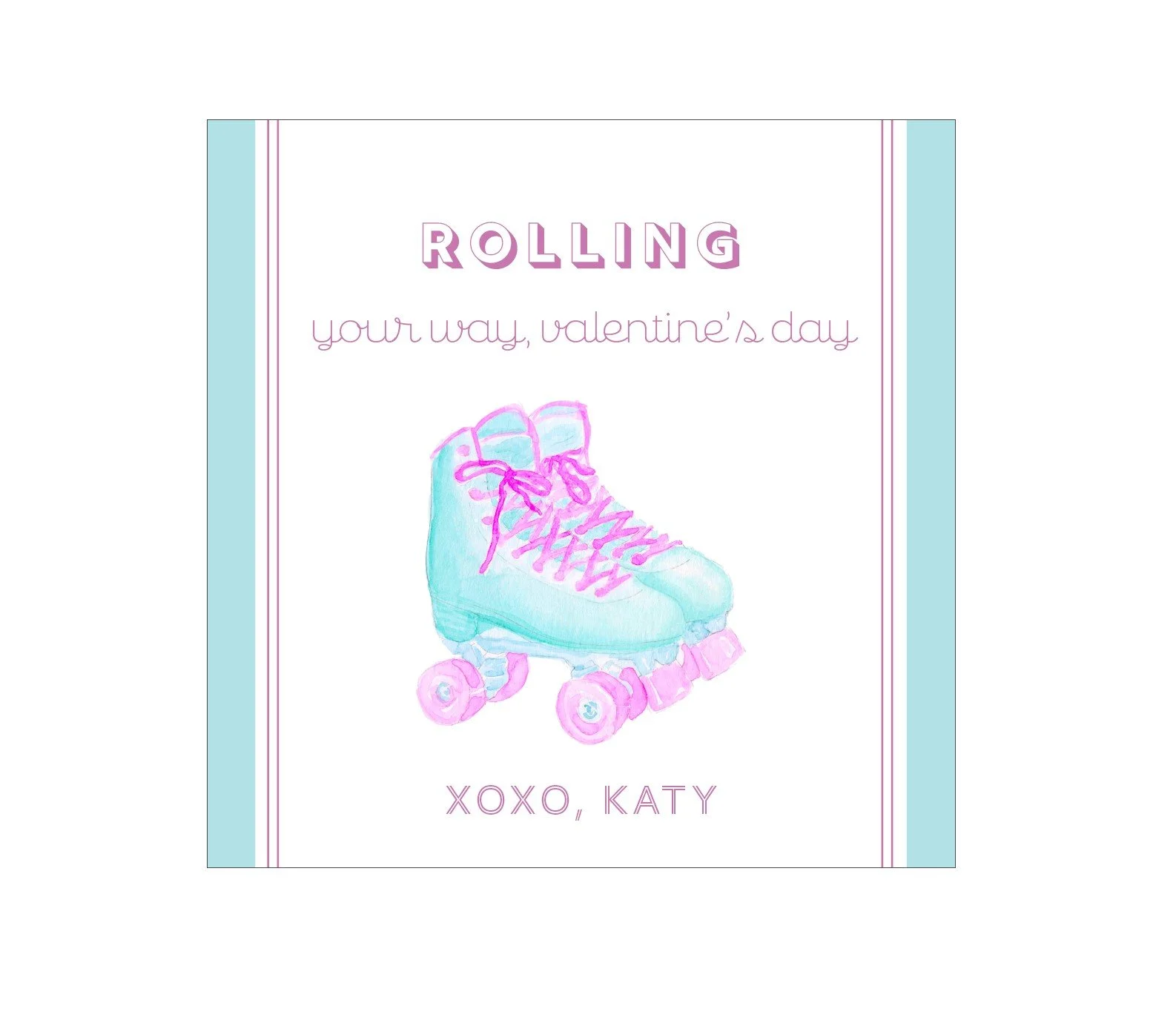 Roller Skate Valentines