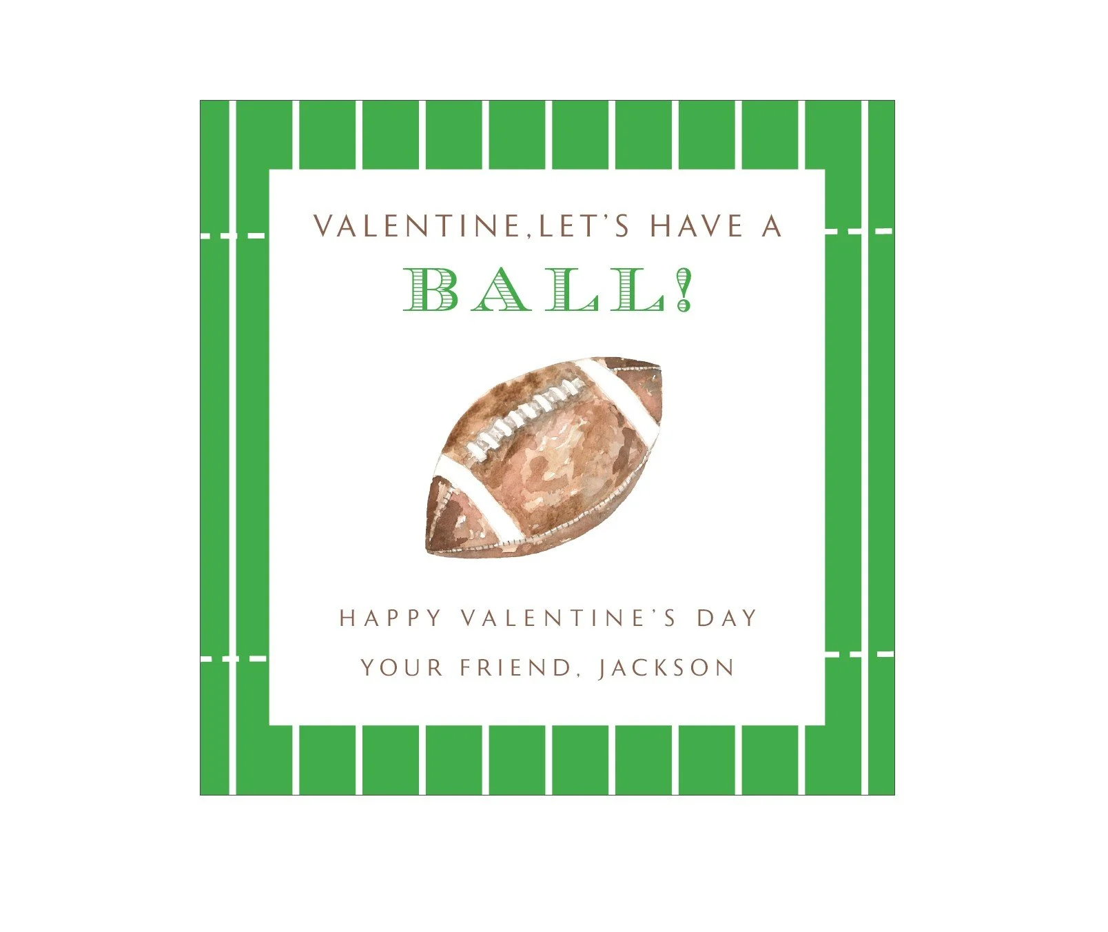 Football Valentines