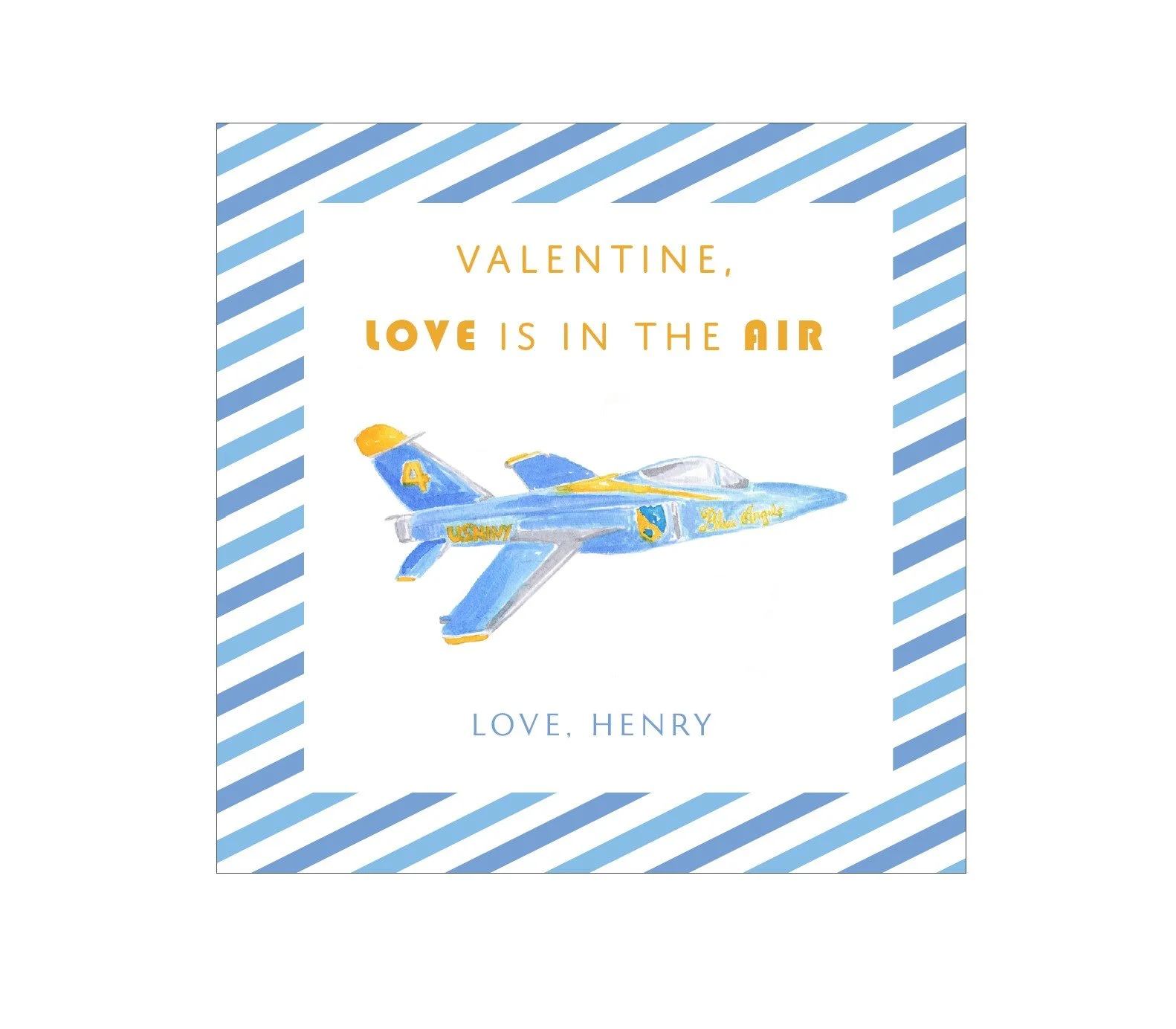 Airplane Valentines