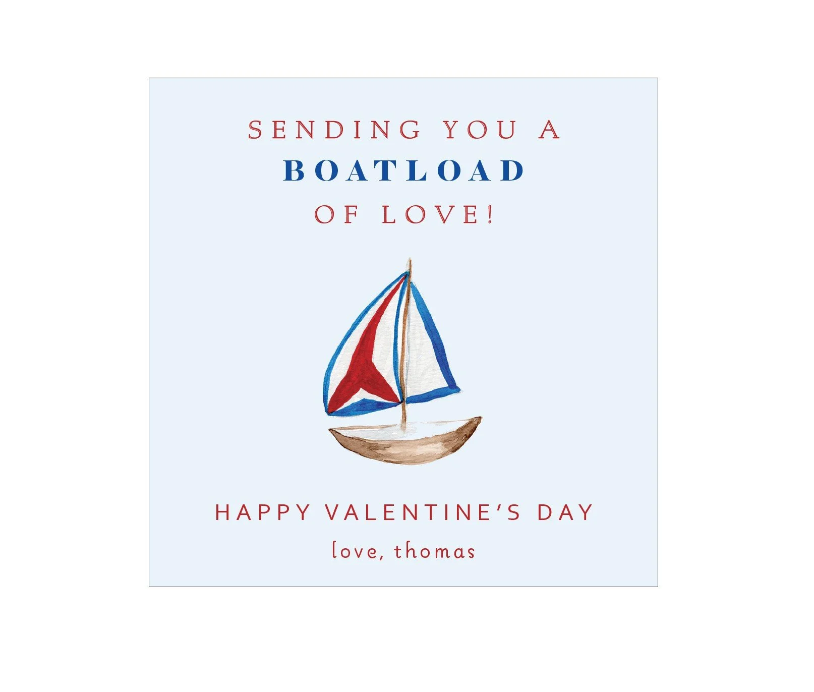 Boat Valentines