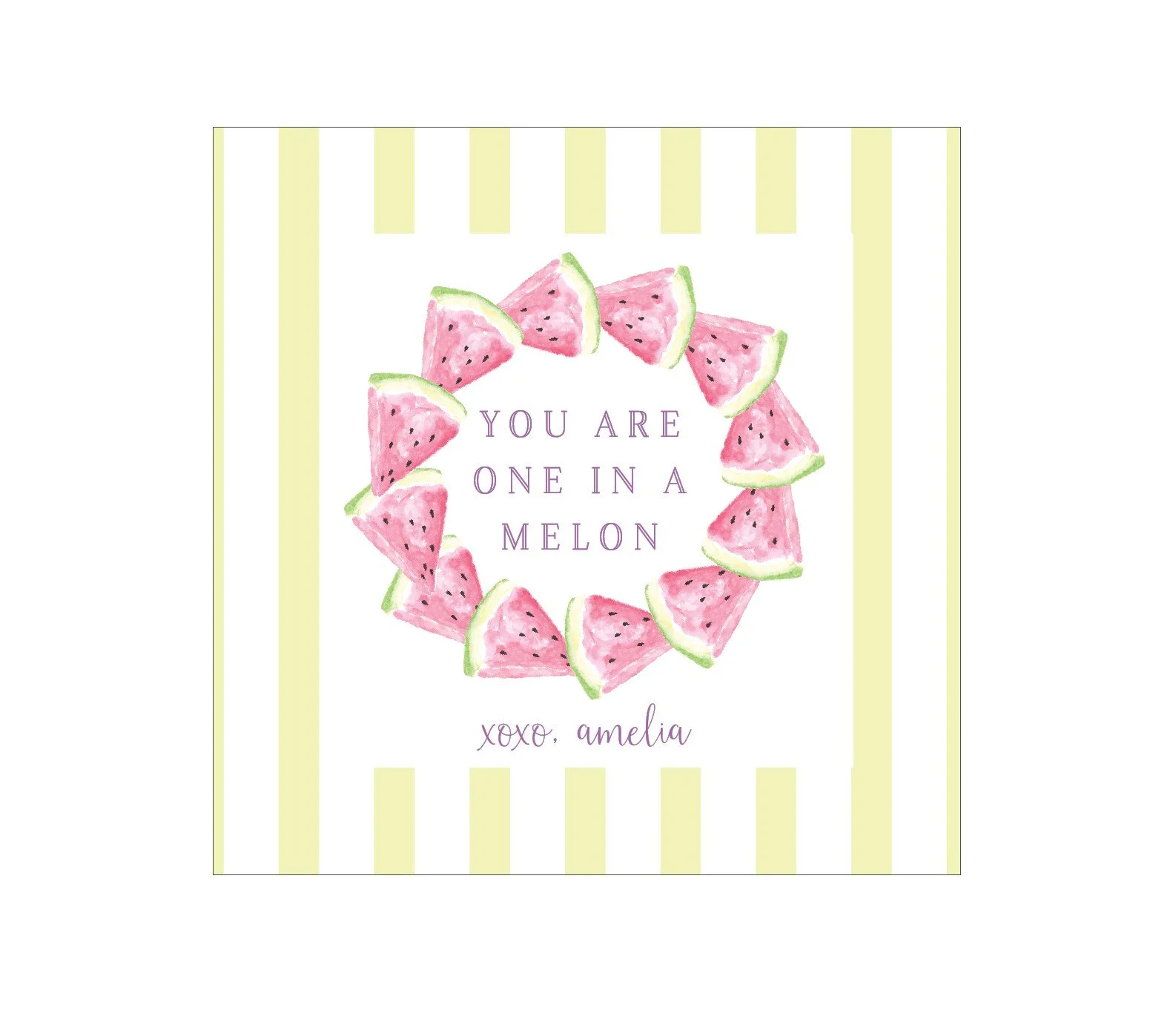 Watermelon Valentines