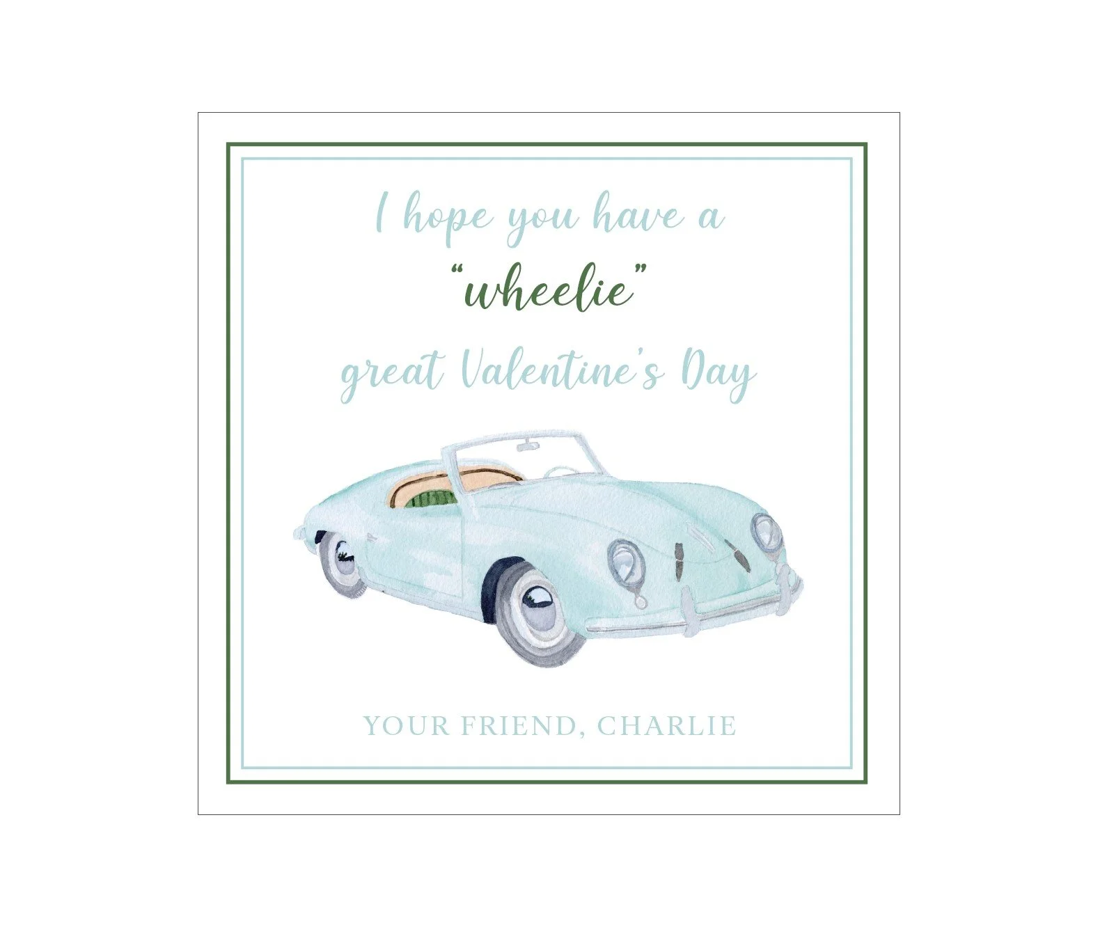 Car Valentines