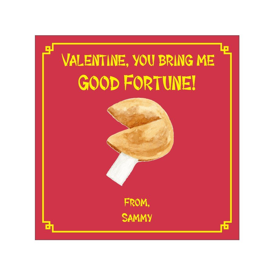 Fortune Cookie Valentines