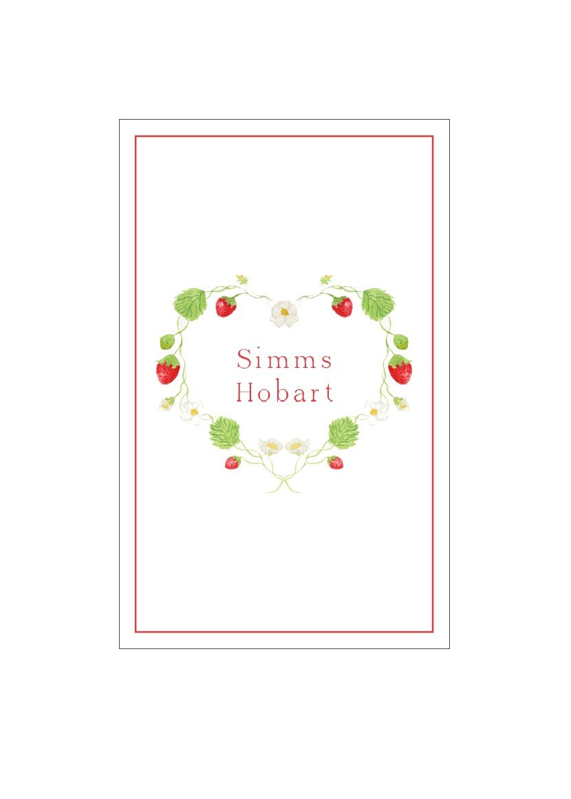 Strawberry Blossom Calling Card - Vertical.jpg