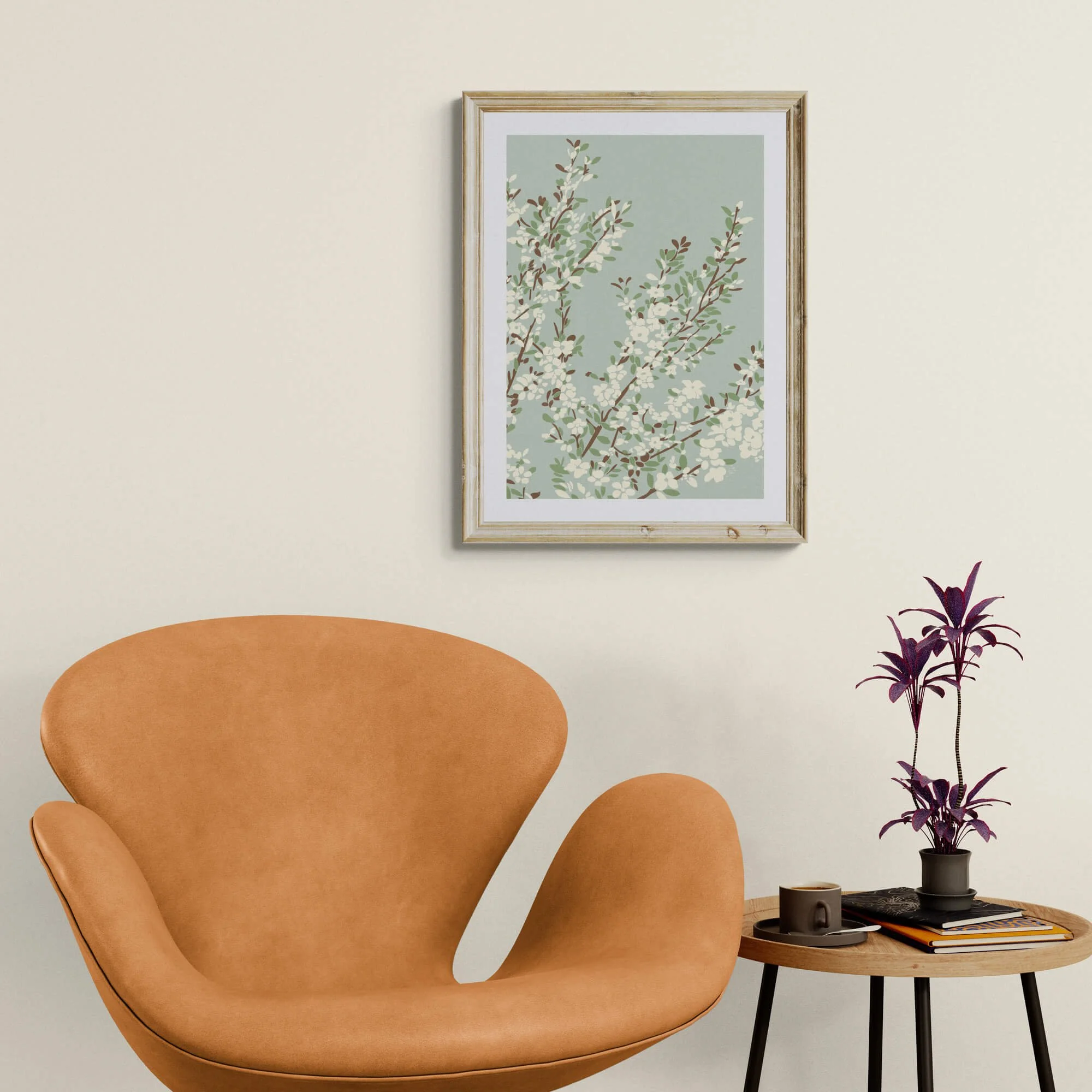 Fine art print - Coastal Teatree in Sage green