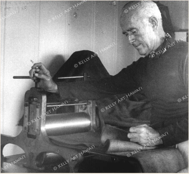 John in the studio