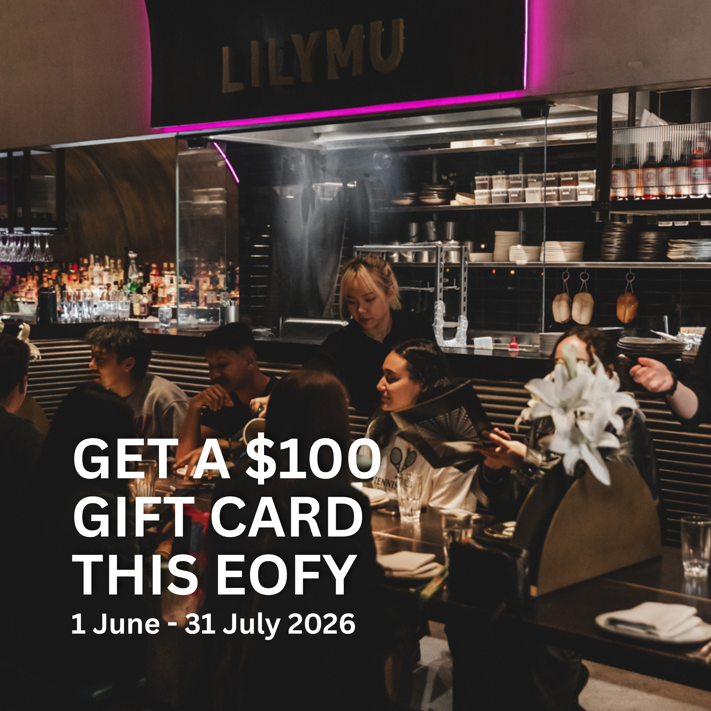 GET A $100 GIFT CARD THIS EOFY