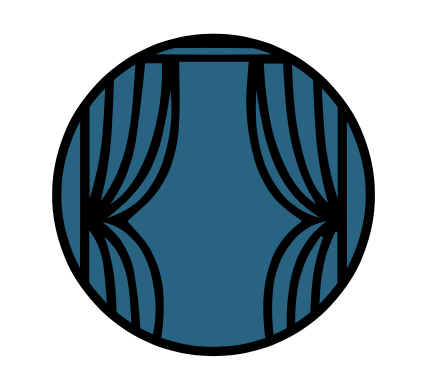 Indigo-dyed curtains were used for their mosquito-repelling properties.