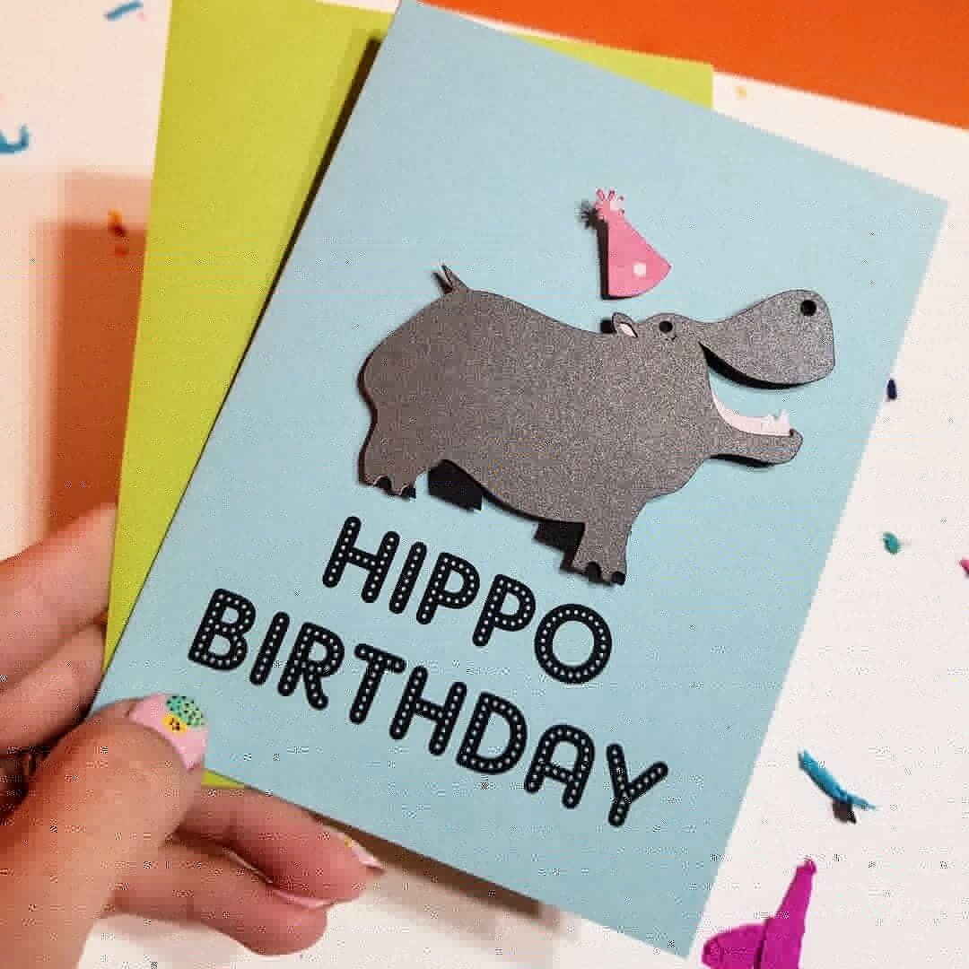 Birthday Book Card – Green Hippo Gifts