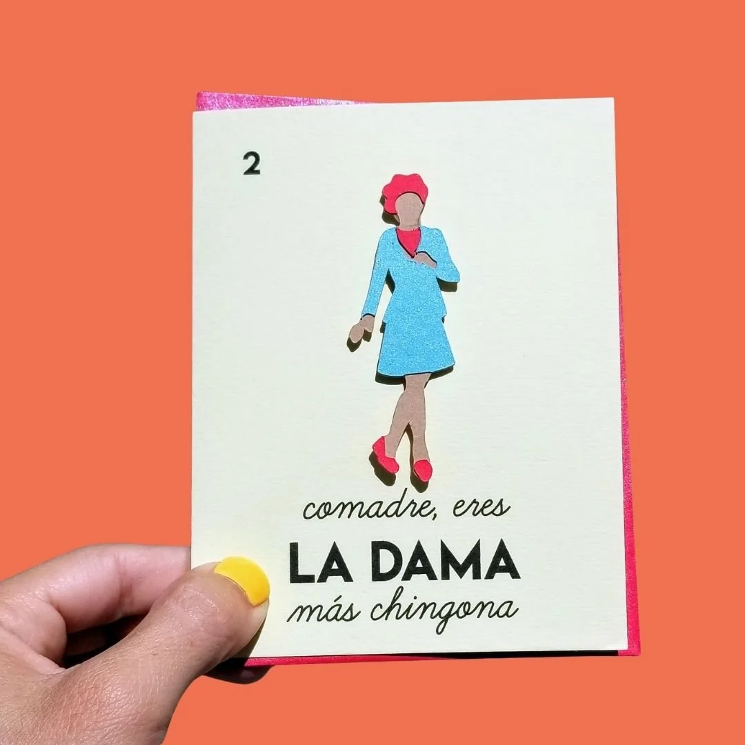 La Dama - Comadre Friendship Card — Ana Karen Loves Paper
