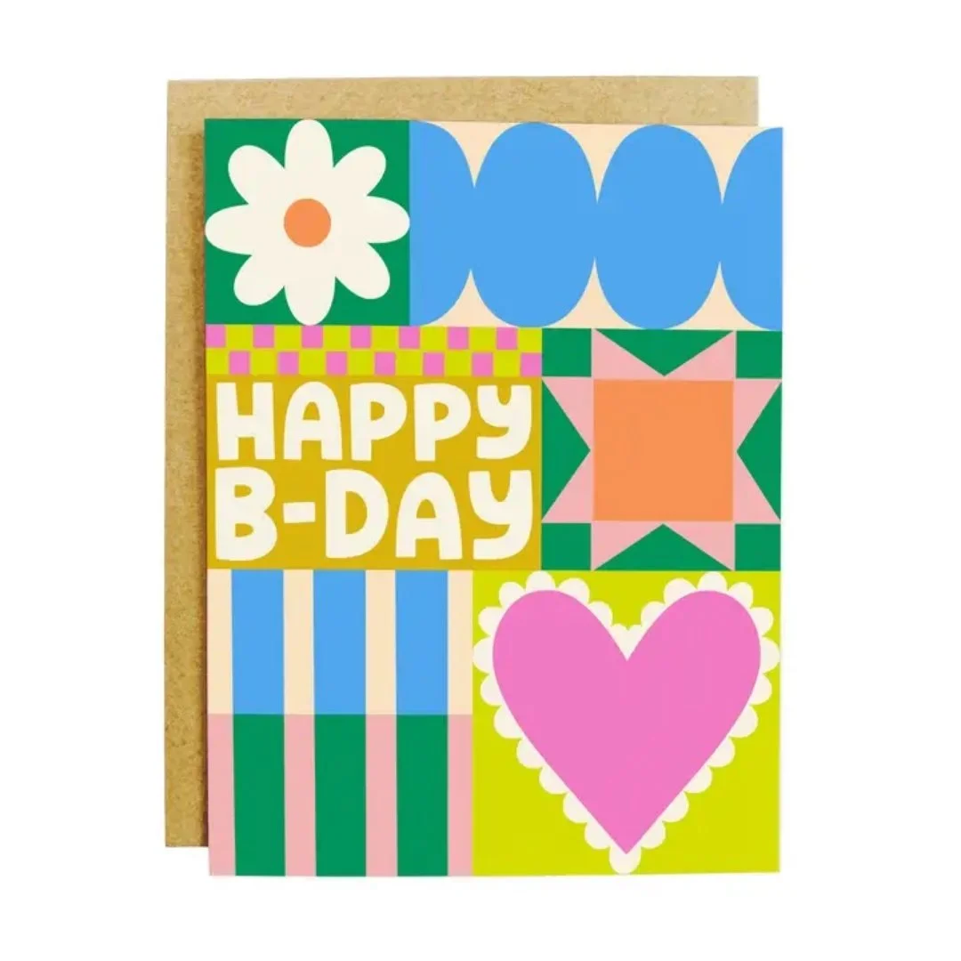 Quilted Birthday Card