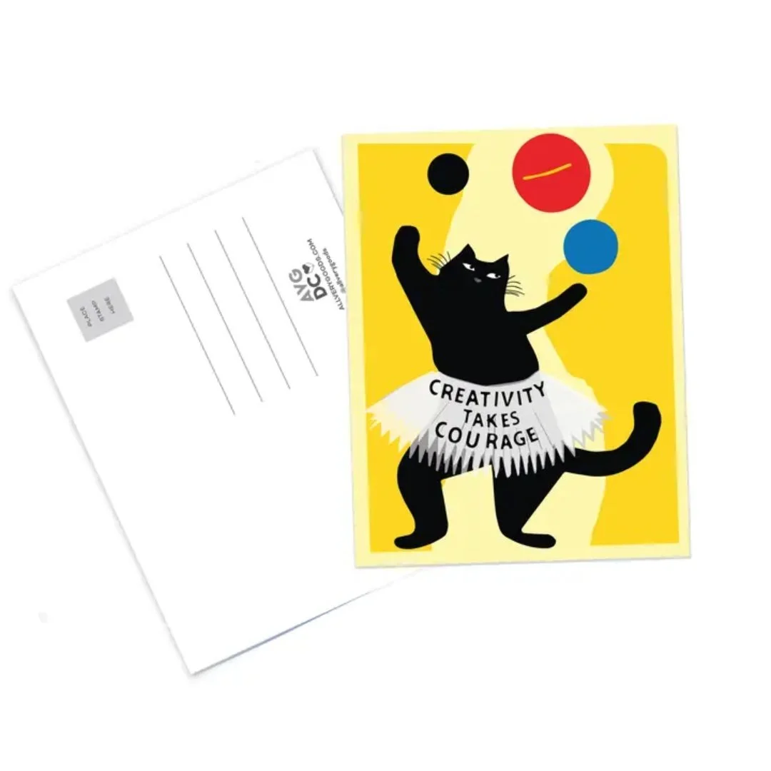 Creativity Takes Courage Postcard