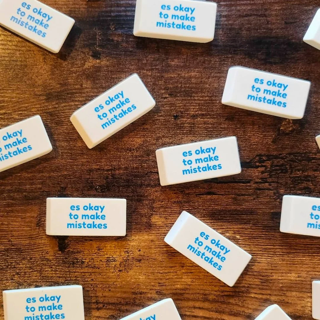 Es Okay to Make Mistakes Eraser — Ana Karen Loves Paper