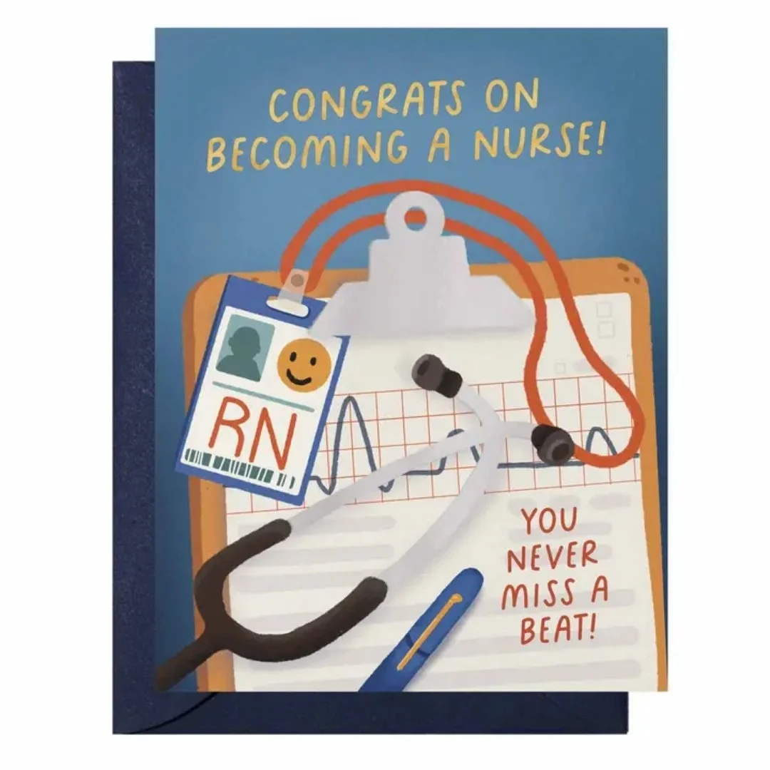 Congrats On Becoming A Nurse Card