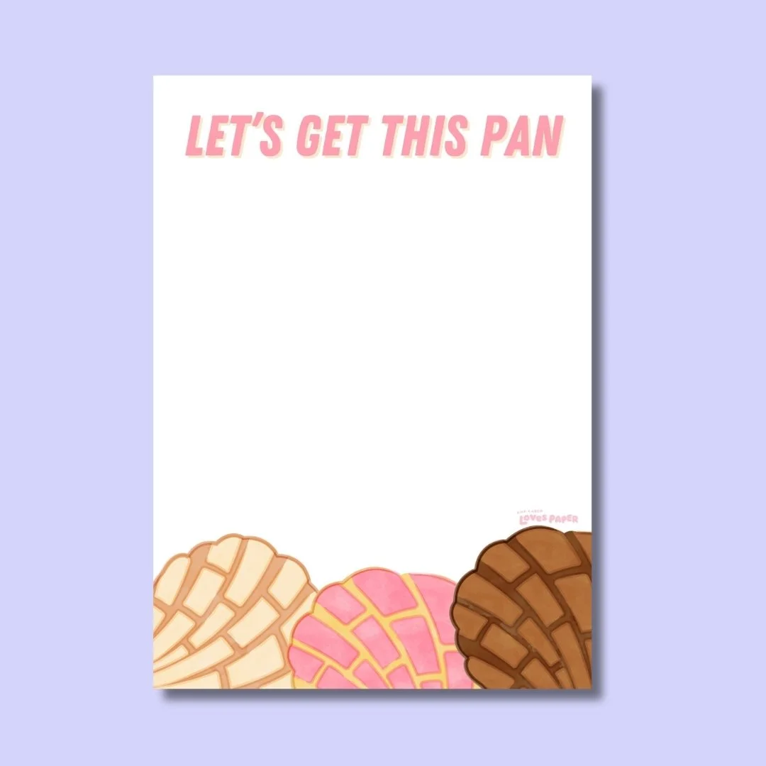 Let's Get This Pan 5x7 Notepad