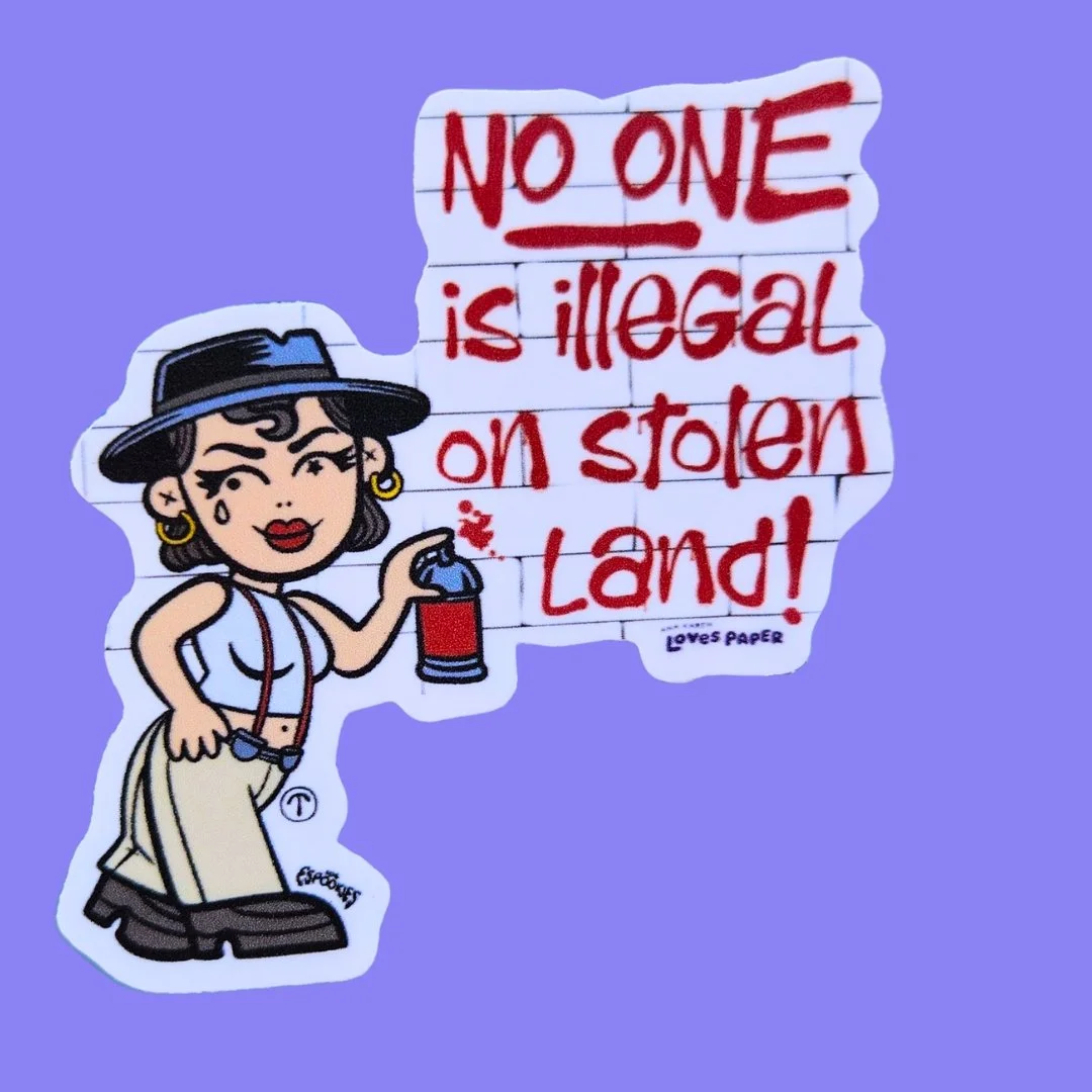 Blanca No One is Illegal Sticker (2).jpg