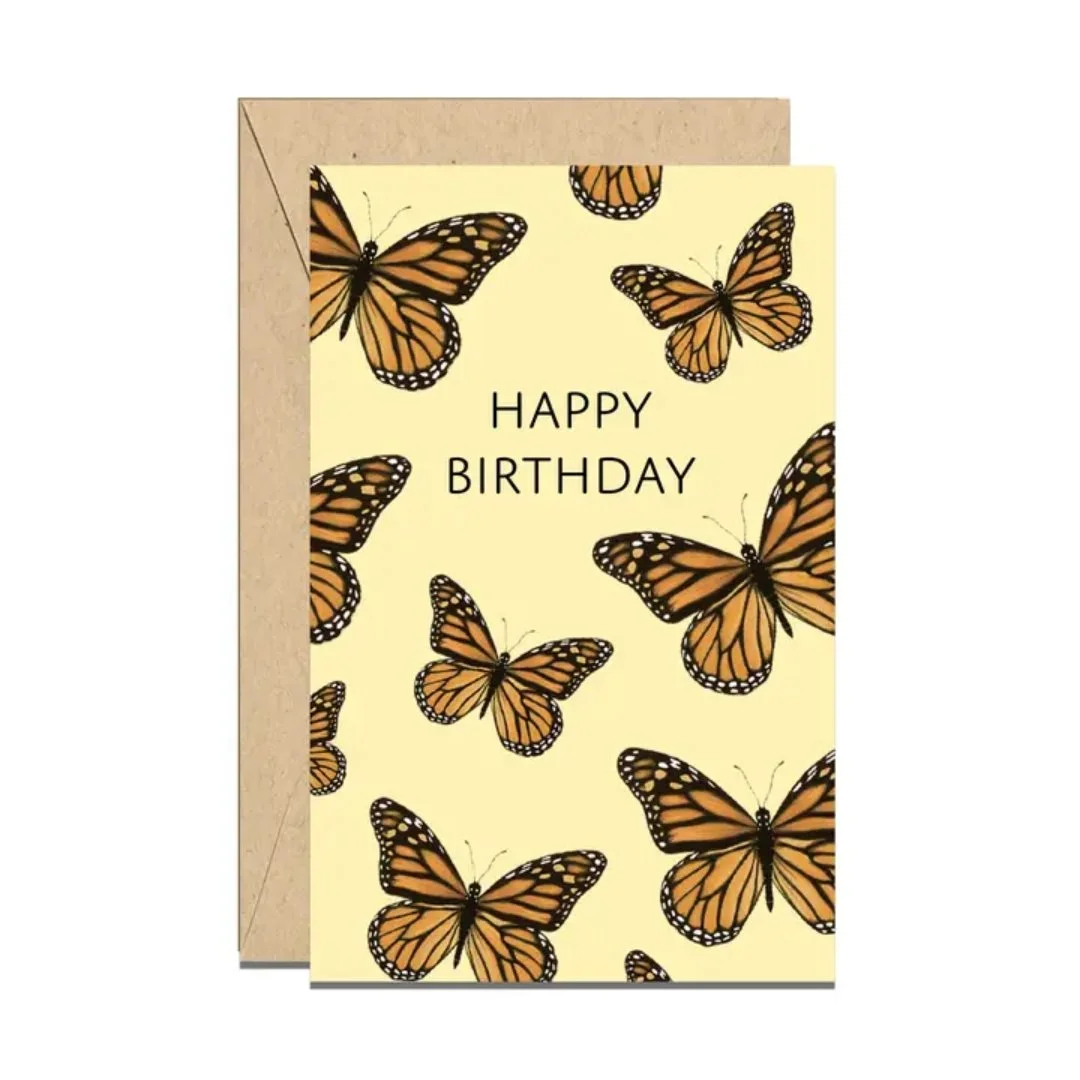 Mini Monarchs Birthday Enclosure Card