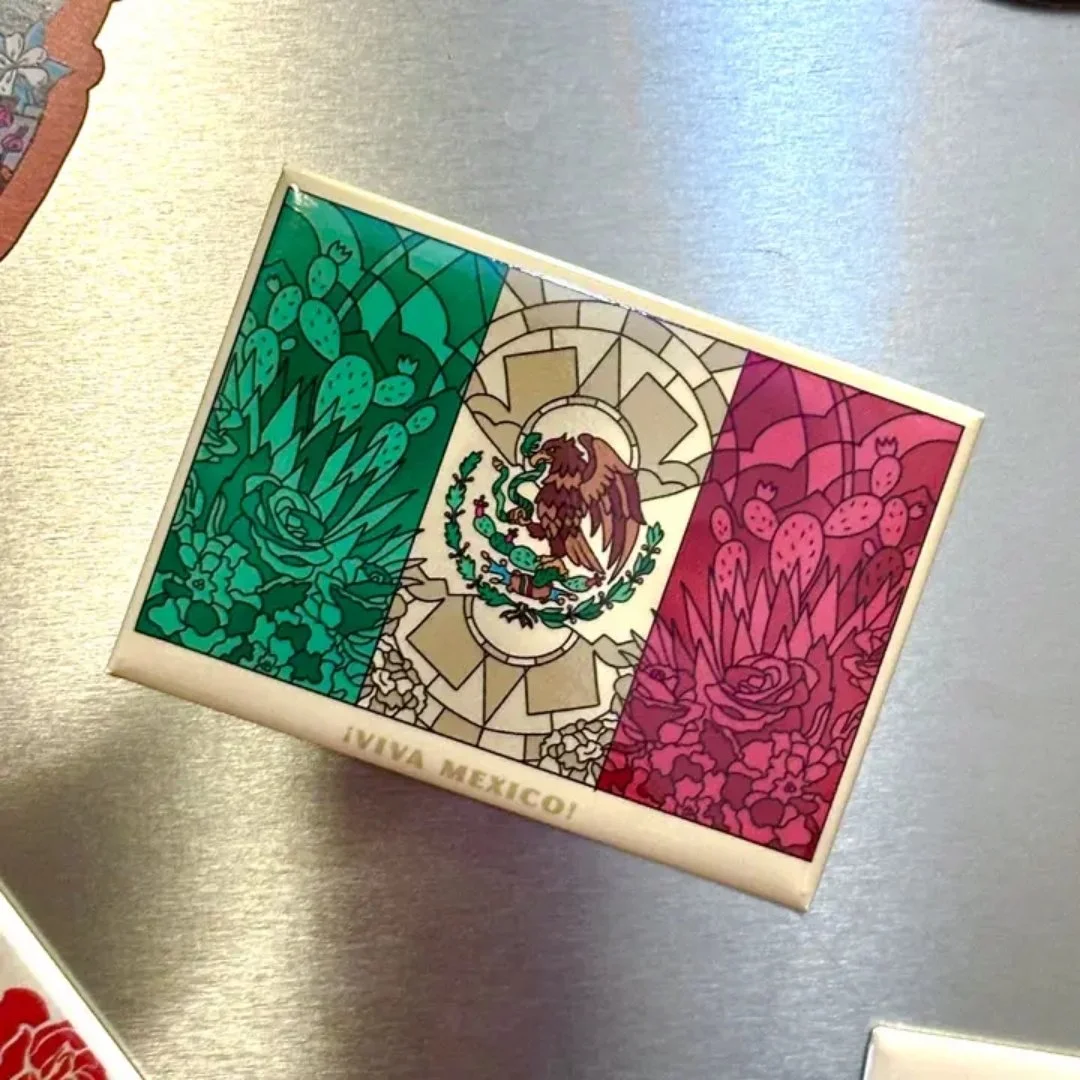 Mexico Flag Fridge Magnet