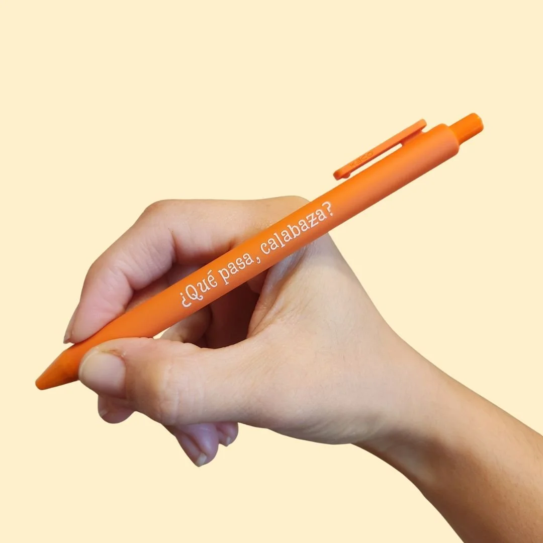 Que Pasa Calabaza Orange Ink Pen
