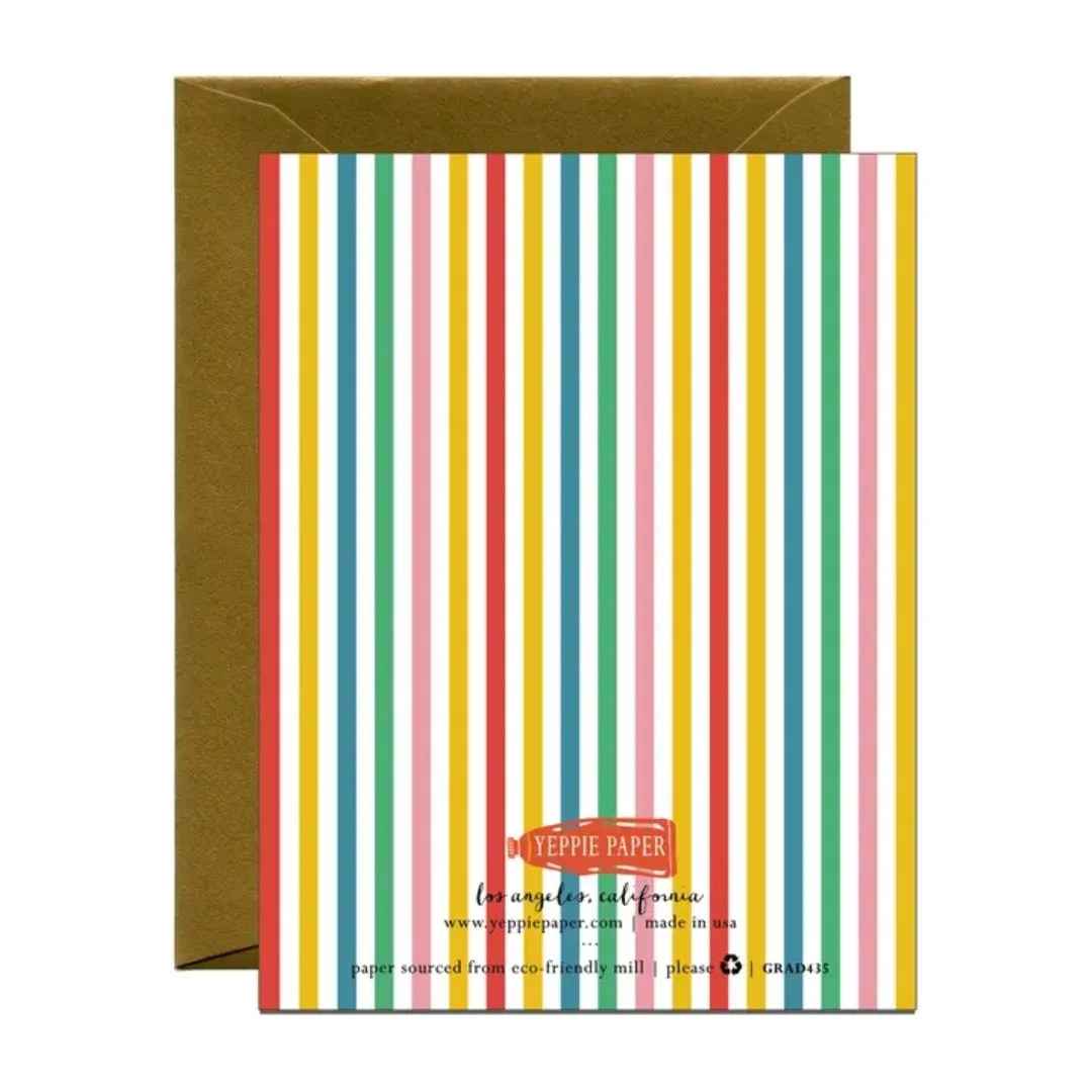Colorful Pop Checkered Graduation Congratulations Card 2.jpg