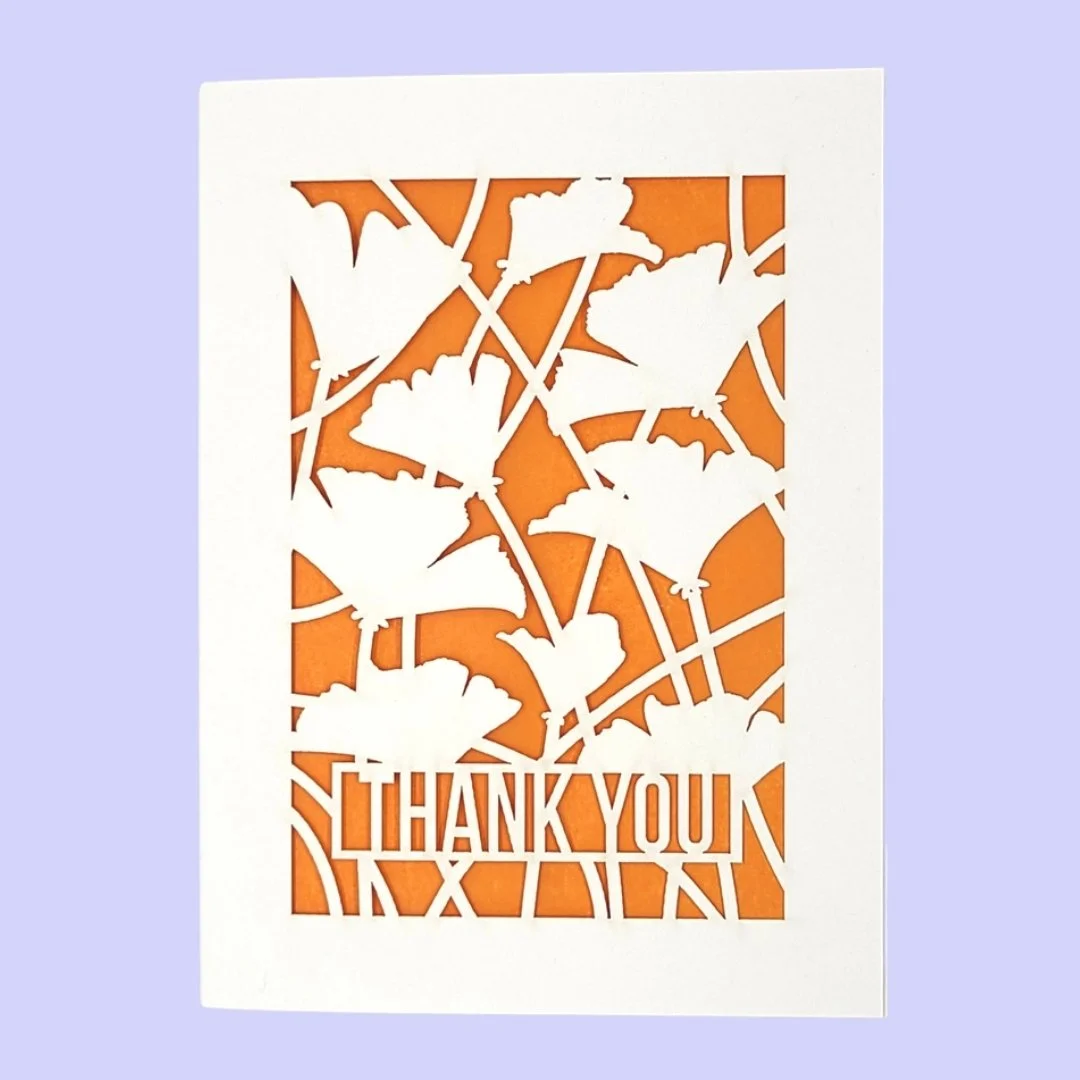 Thank You Poppies Card