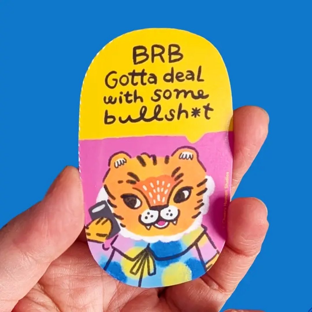 Brb Dealing with Bs - Handmade Vinyl Sticker.jpg