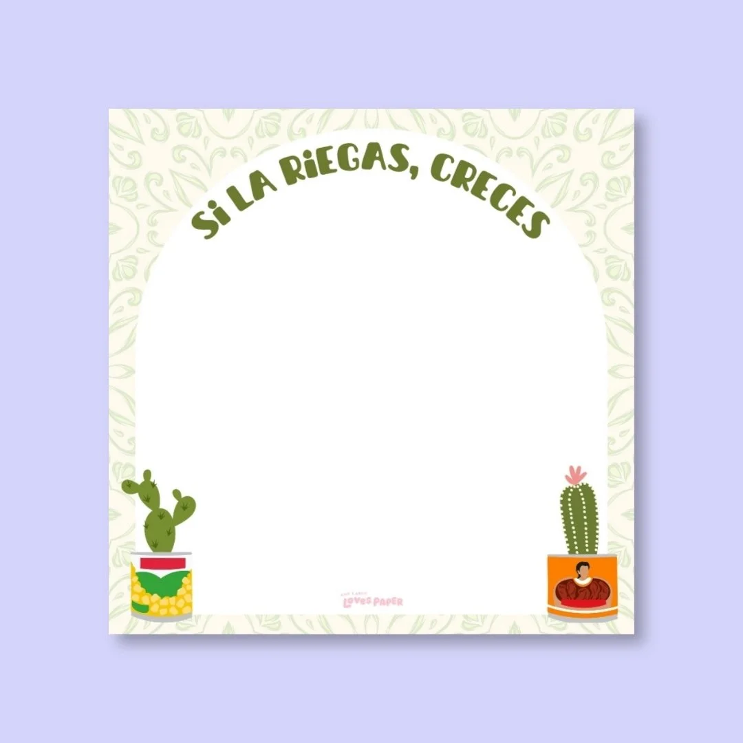 Si La Riegas, Creces 3x3 Post-It Notes