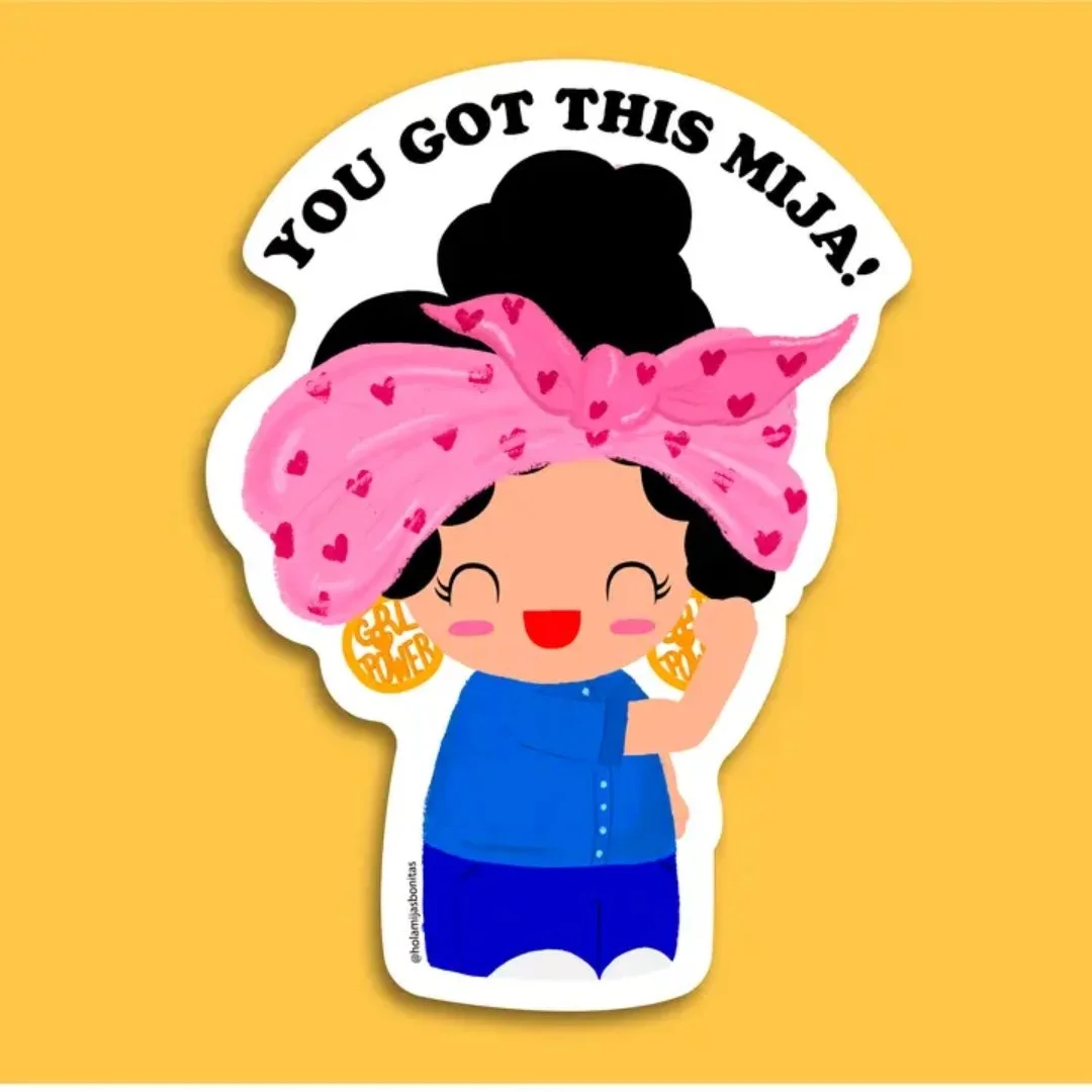 Grl Power Claudia Die Cut Sticker