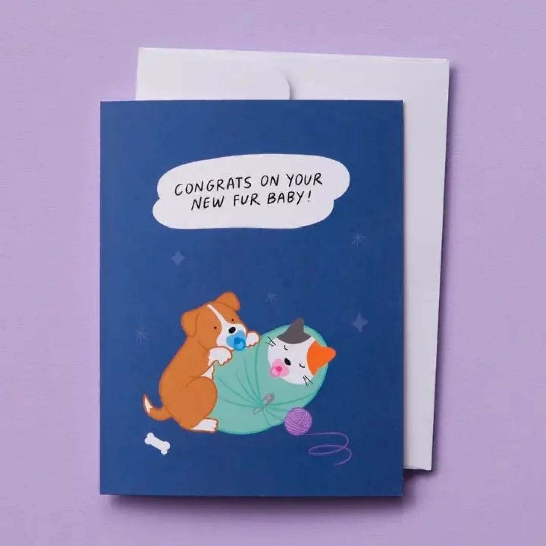 Congrats Fur Baby Card