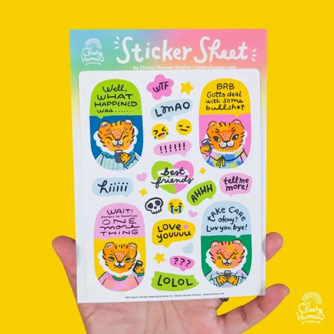 BFF Chats - Sticker Sheet