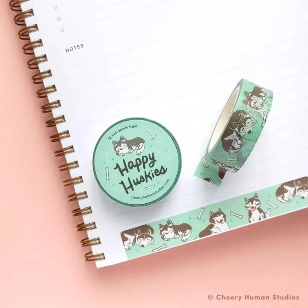 Happy Huskies Washi Tape.jpg