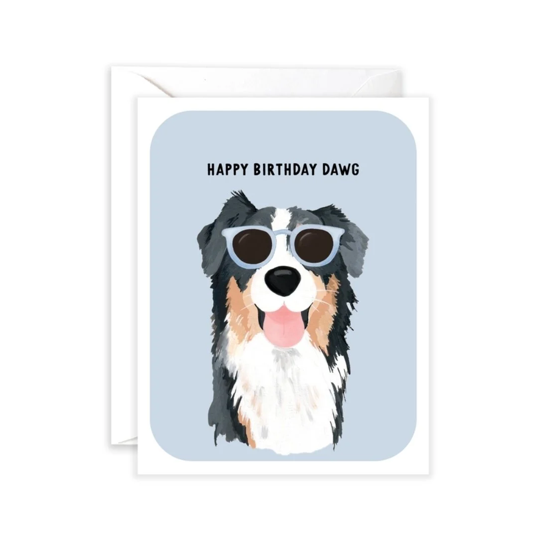 Happy Birthday Dawg Card