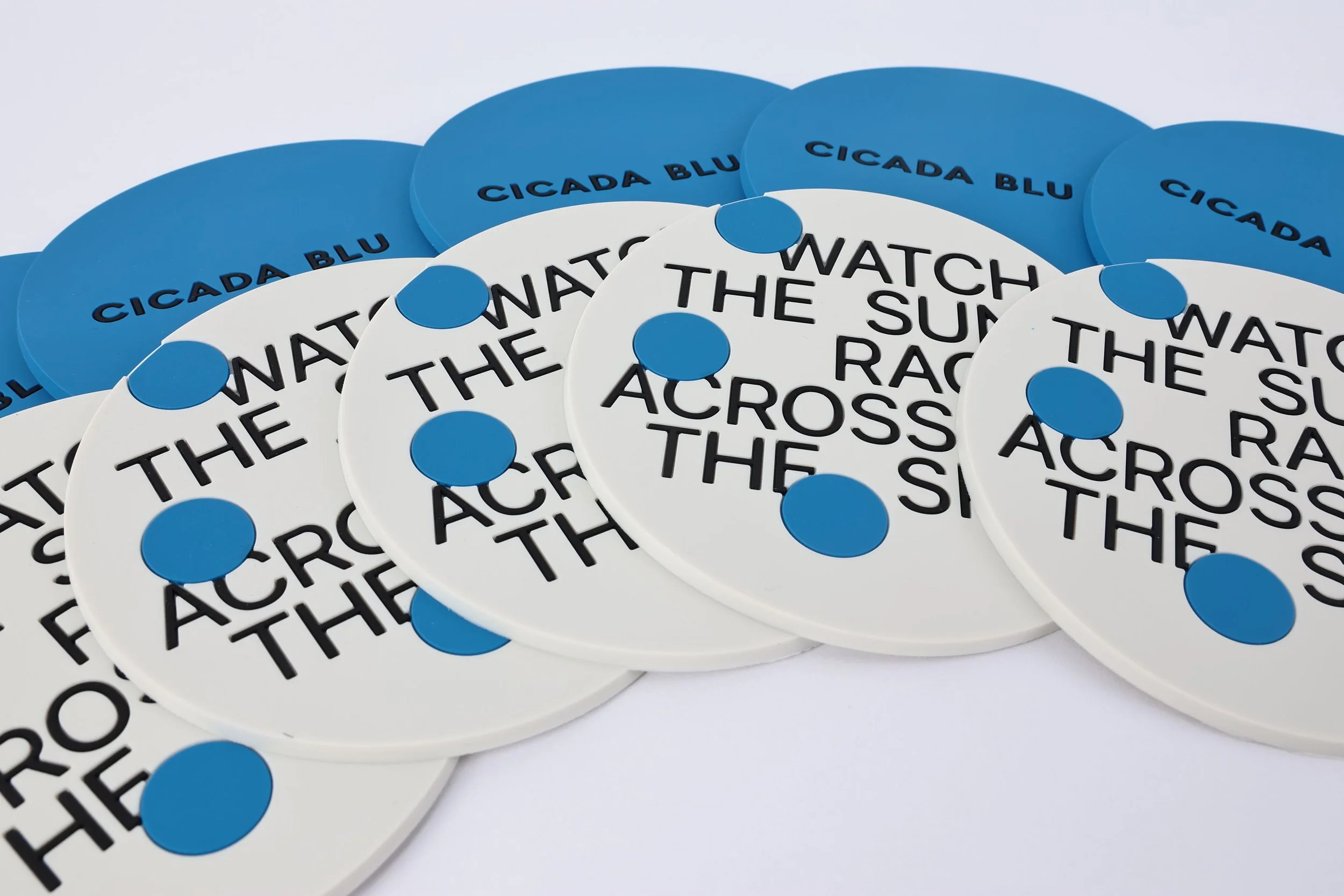 The Star Grand Brisbane Custom Cicada Blu Coaster