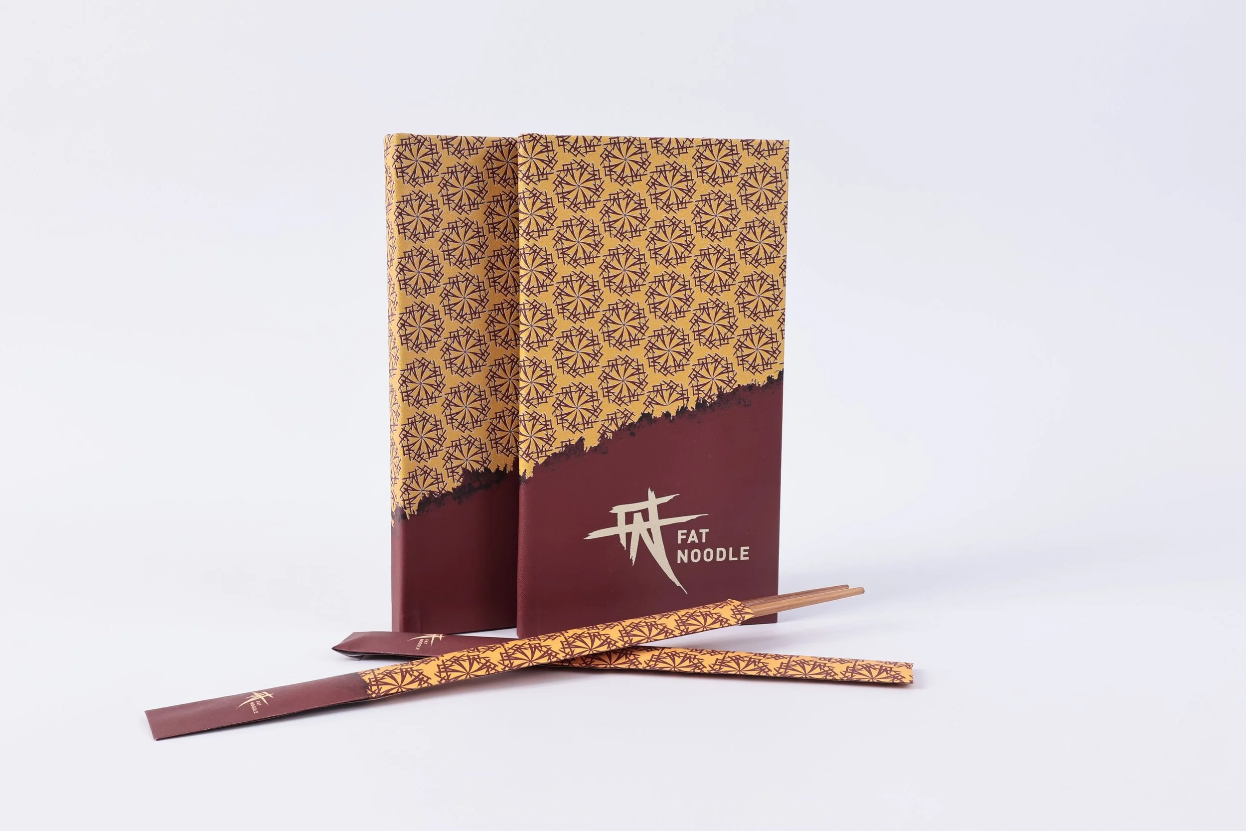 The Star Grand Brisbane Custom Fat Noodle Menu Chopstick bill Fold