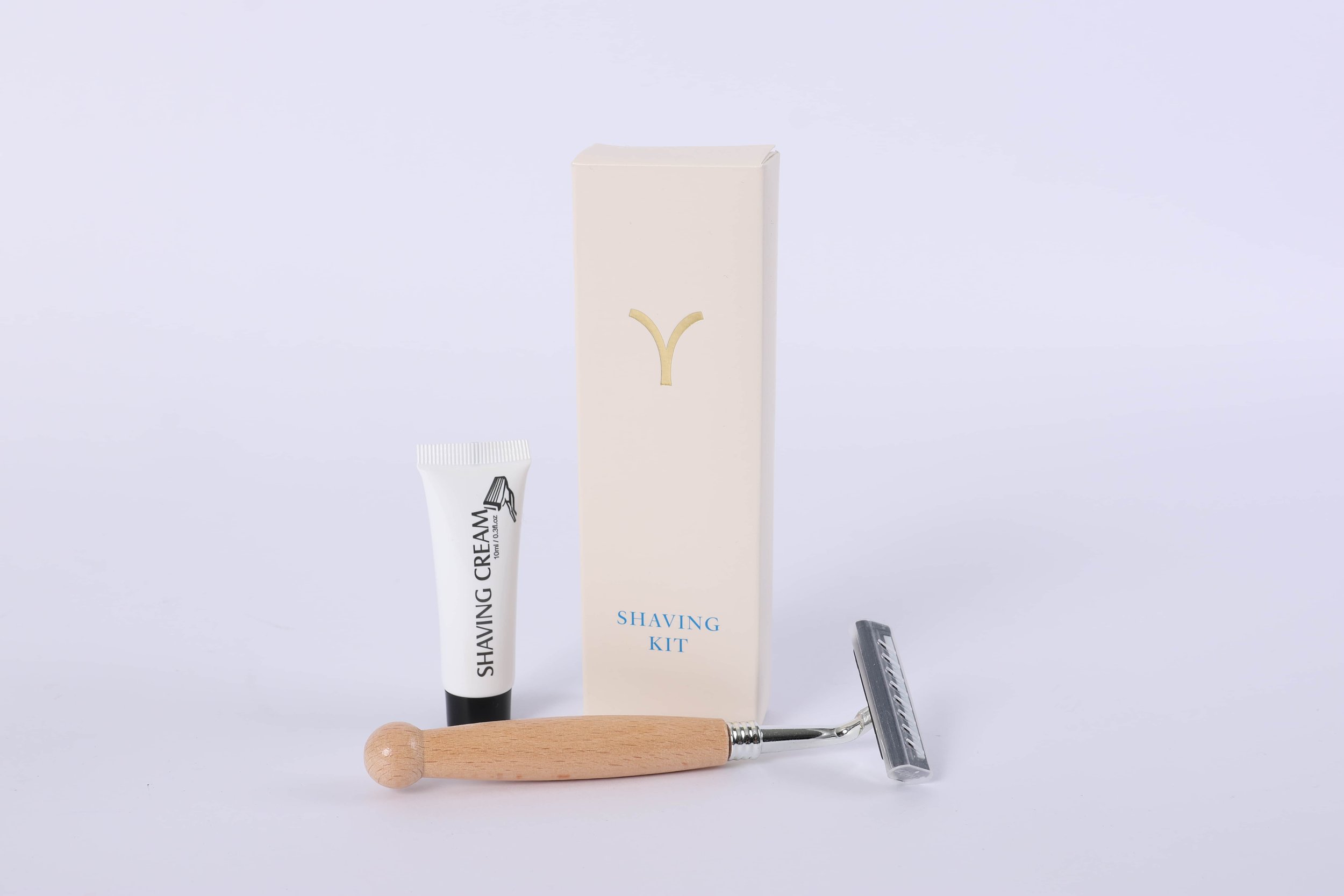 Branded Boxed Shaving Kit - Dry Amenities 