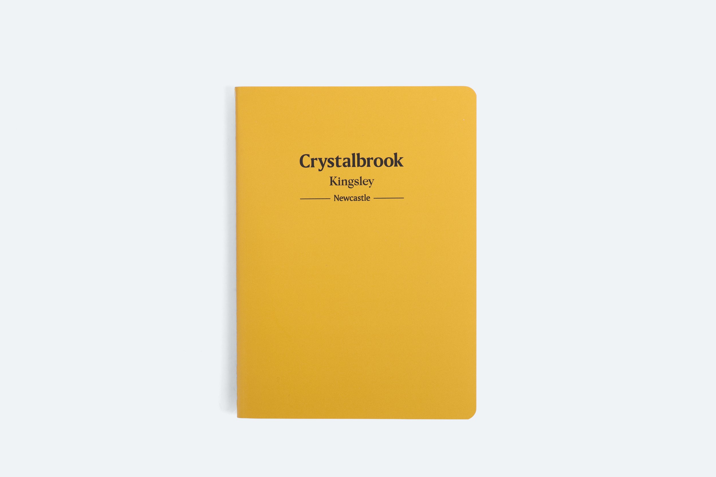 CBC104 - notebook-a6-paper-7555c-outside-12-pages-spine-stitch-kingsley-branded-pms433c-logo-inside-url-poem-print-premium-hotel-product-specialists-creation-custom-design-develop-deliver-consultantspr-1