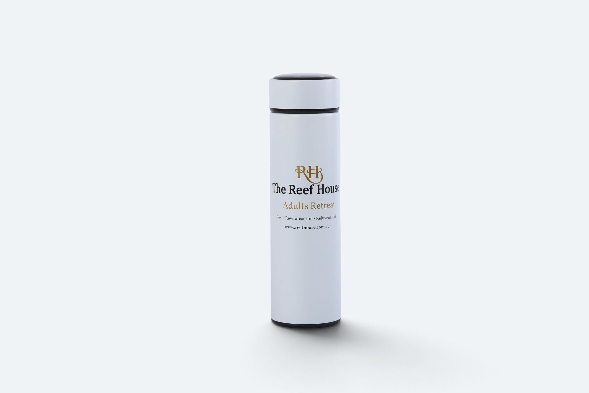 REEF002 - bottle-stainless-steel-white-twist-lid-2c-print-logo-premium-hotel-product-specialists-creation-custom-design-develop-deliver-consultantspr-final-1