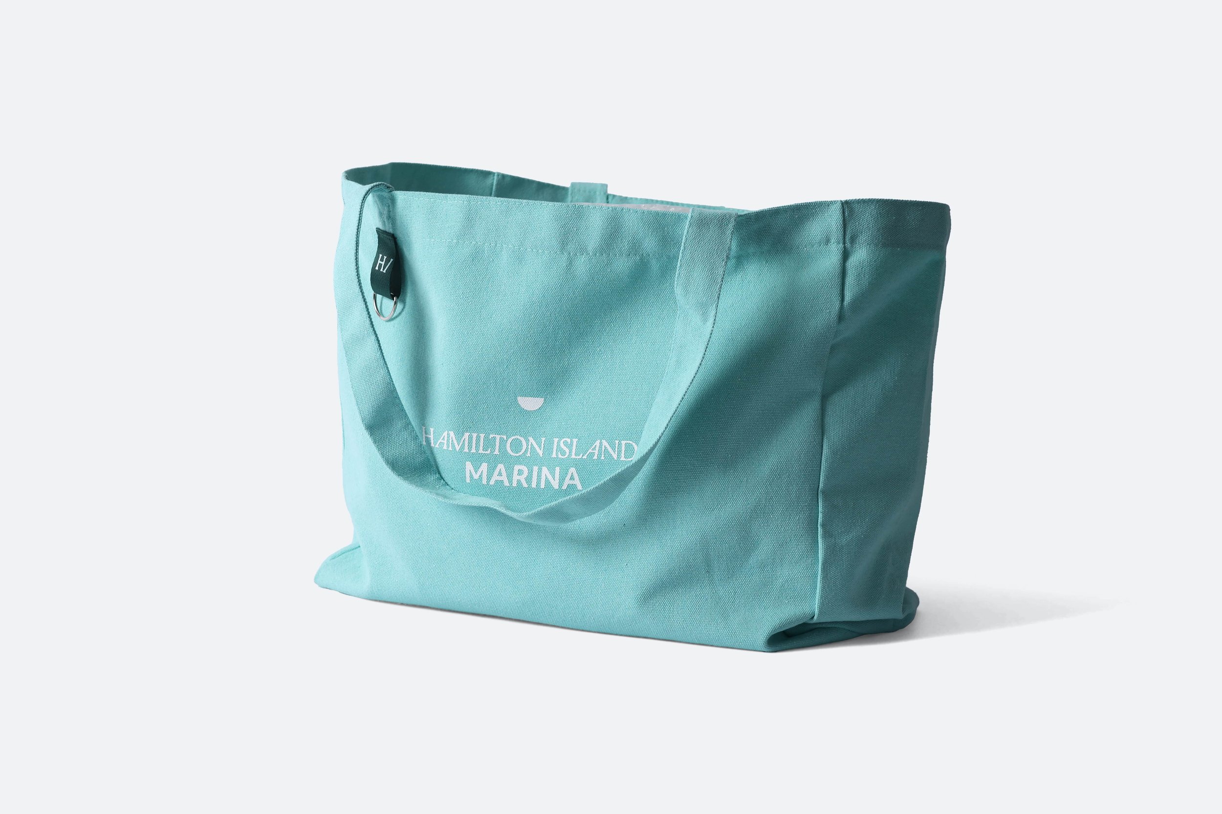HAM204 - bag-canvas-swatch-#66-closest-to-PMS319-branded-internal-pocket-&-zip-logo-printed-white-on-one-side-400mm-x-320mm-180MM-with-d-ring-premium-hotel-product-specialists-creation-custom-design-develop-deliver-consultantspr-final-1