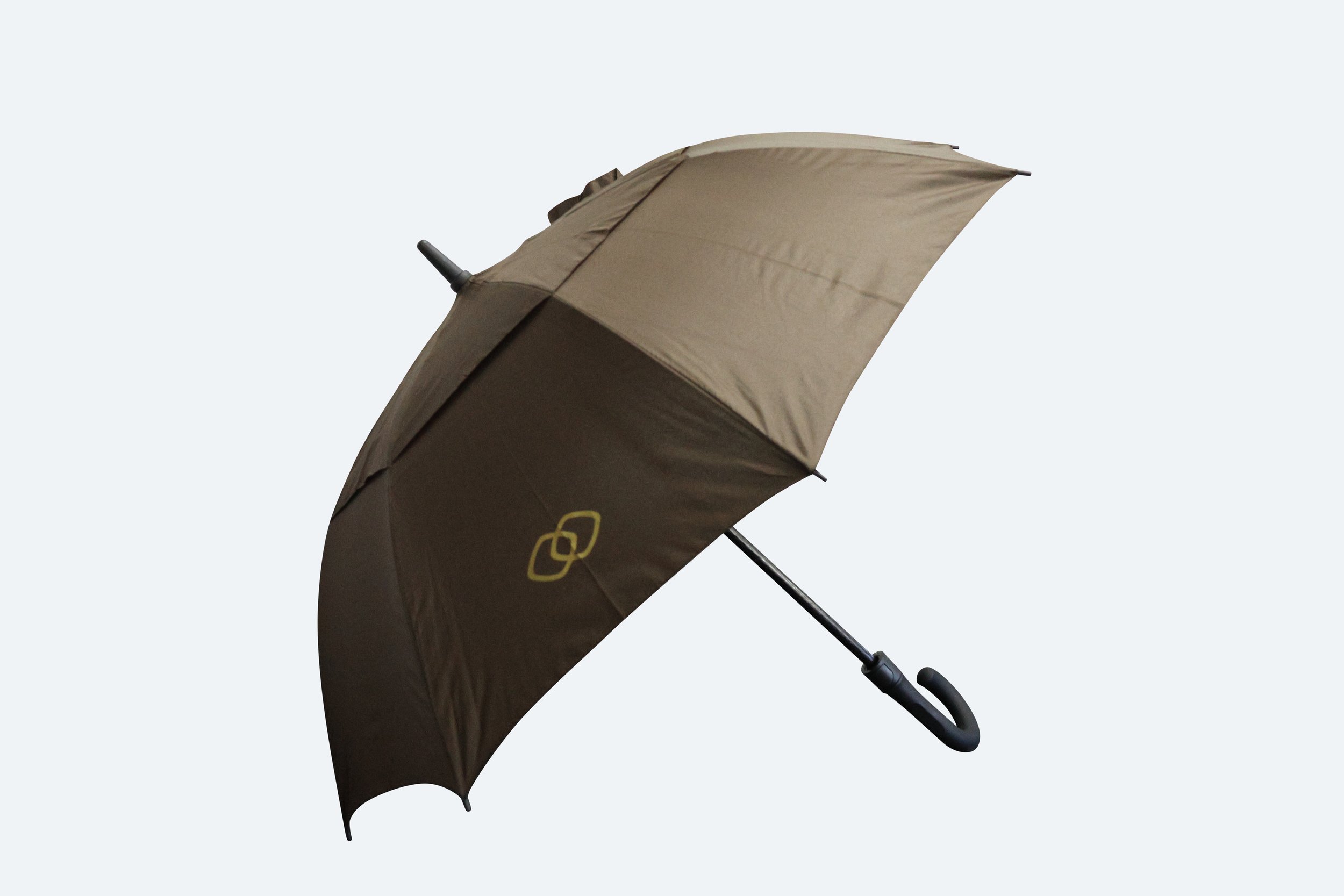 SOF063 - umbrella-brown-double-canopy-auto-opening-hooked-handle-sofitel-print-branded-gold-premium-hotel-product-specialists-creation-custom-design-develop-deliver-consultantspr-sample 2
