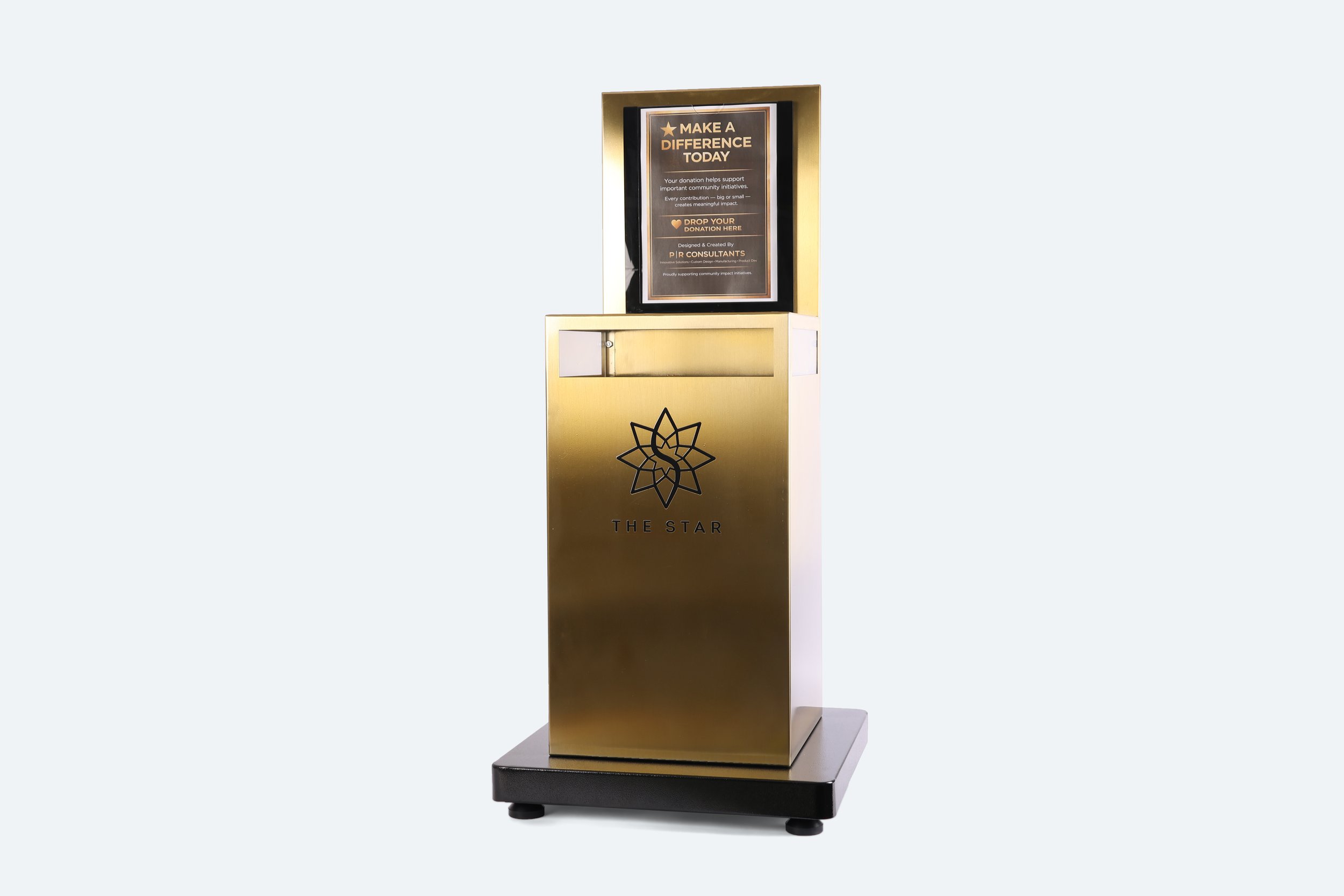 STAR421 - donation-box-powder-coated-steel-free-standing-box-with-lock-key-1000mm-tall-450-wide--premium-hotel-product-specialists-creation-custom-design-develop-deliver-consultantspr-final-5.JPG