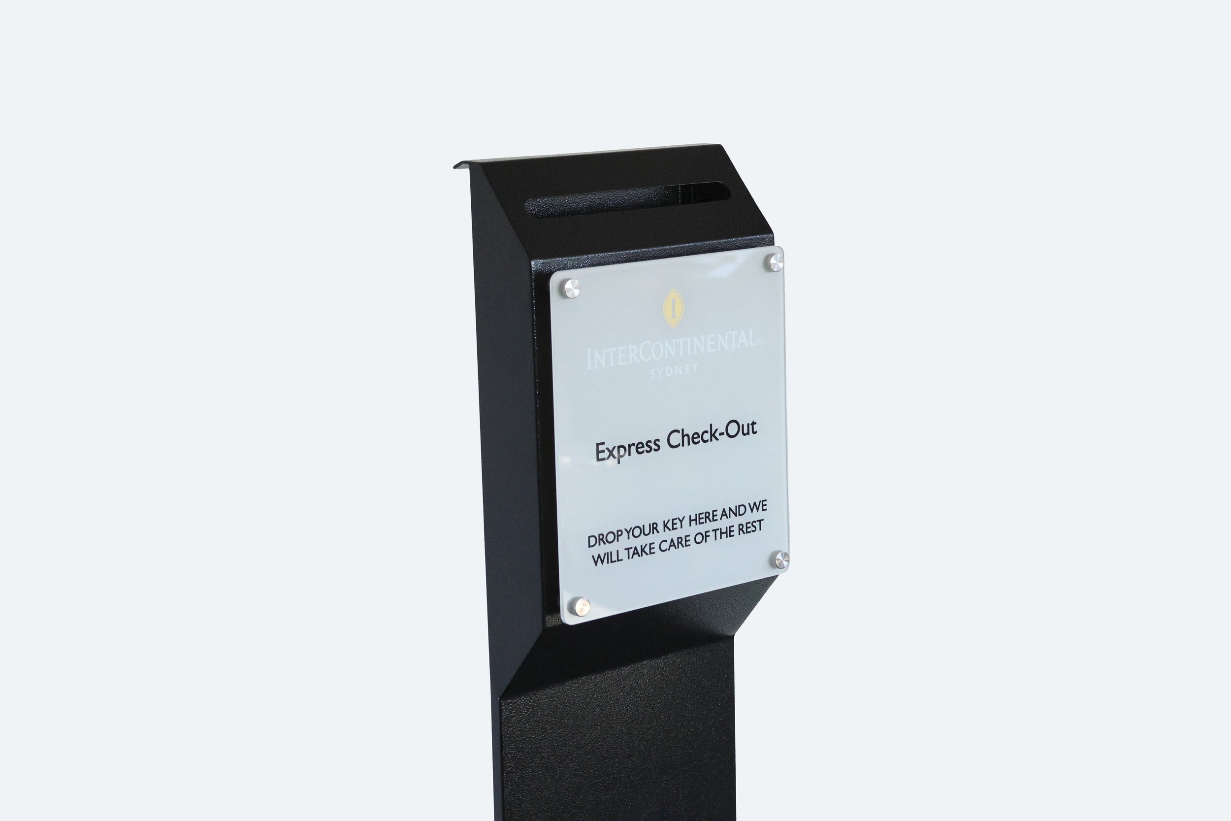 INT185 - express-checkout-free-standing-box-360x360x1215mm-black-steel-powder-coated-ss-cool-grey-digital-printed-acrylic-signage-ics--premium-hotel-product-specialists-creation-custom-design-develop-deliver-consultantspr-final-5.JPG