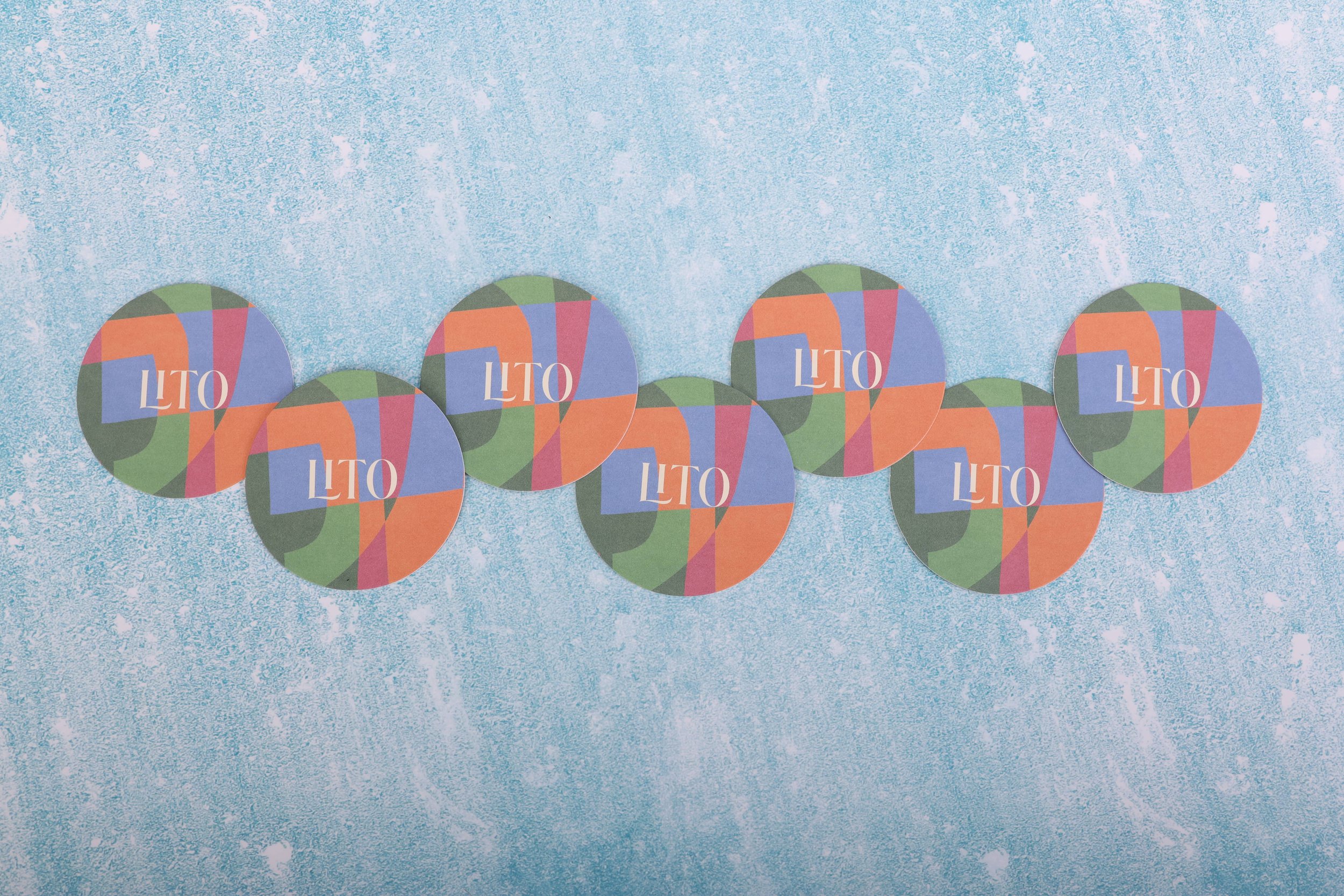 Mondrian Gold Coast Custom Lito Paper Coaster