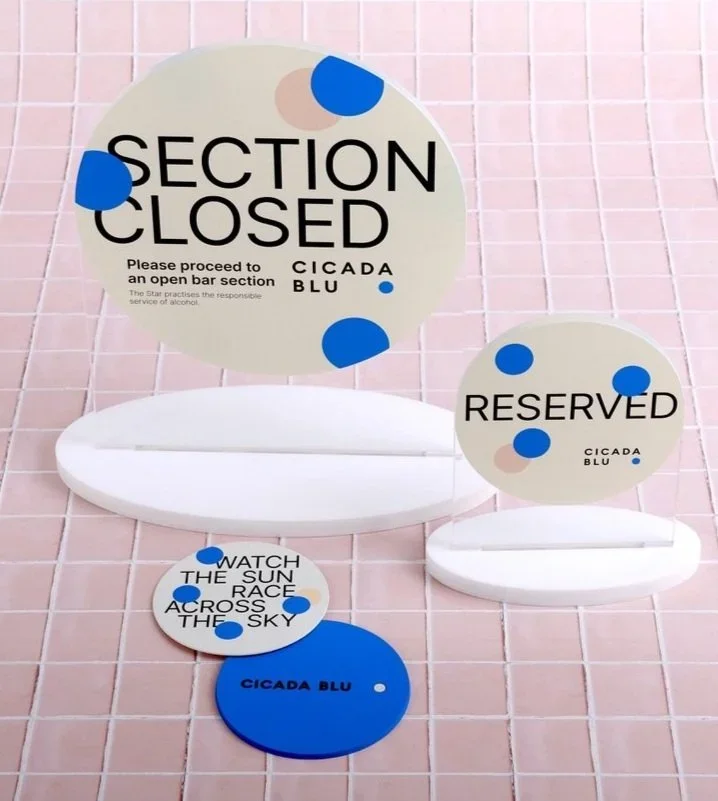 The Star Grand Brisbane Custom Cicada Blu Sign