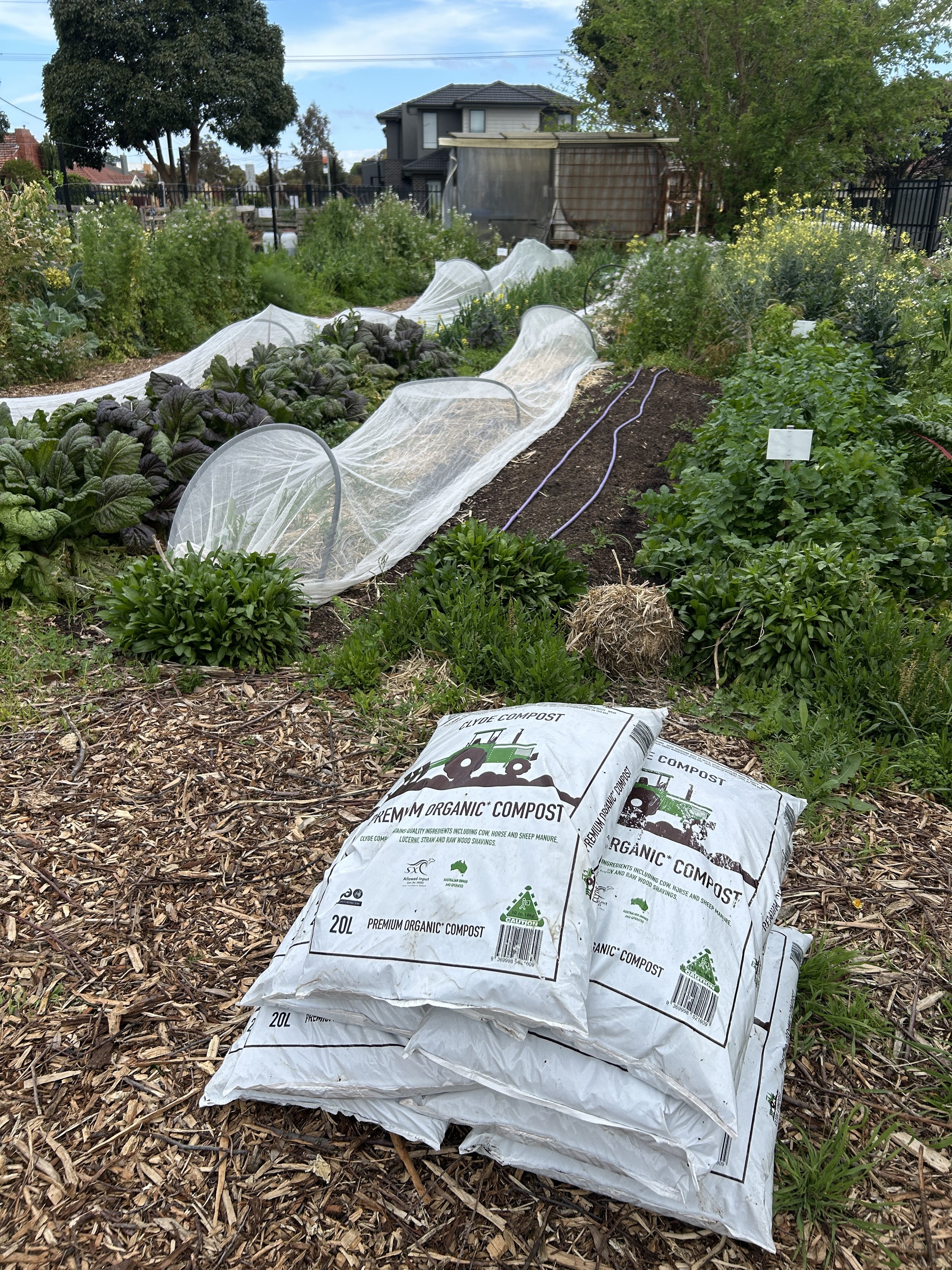 Free donated bags of Clyde's Premium Organic Compost