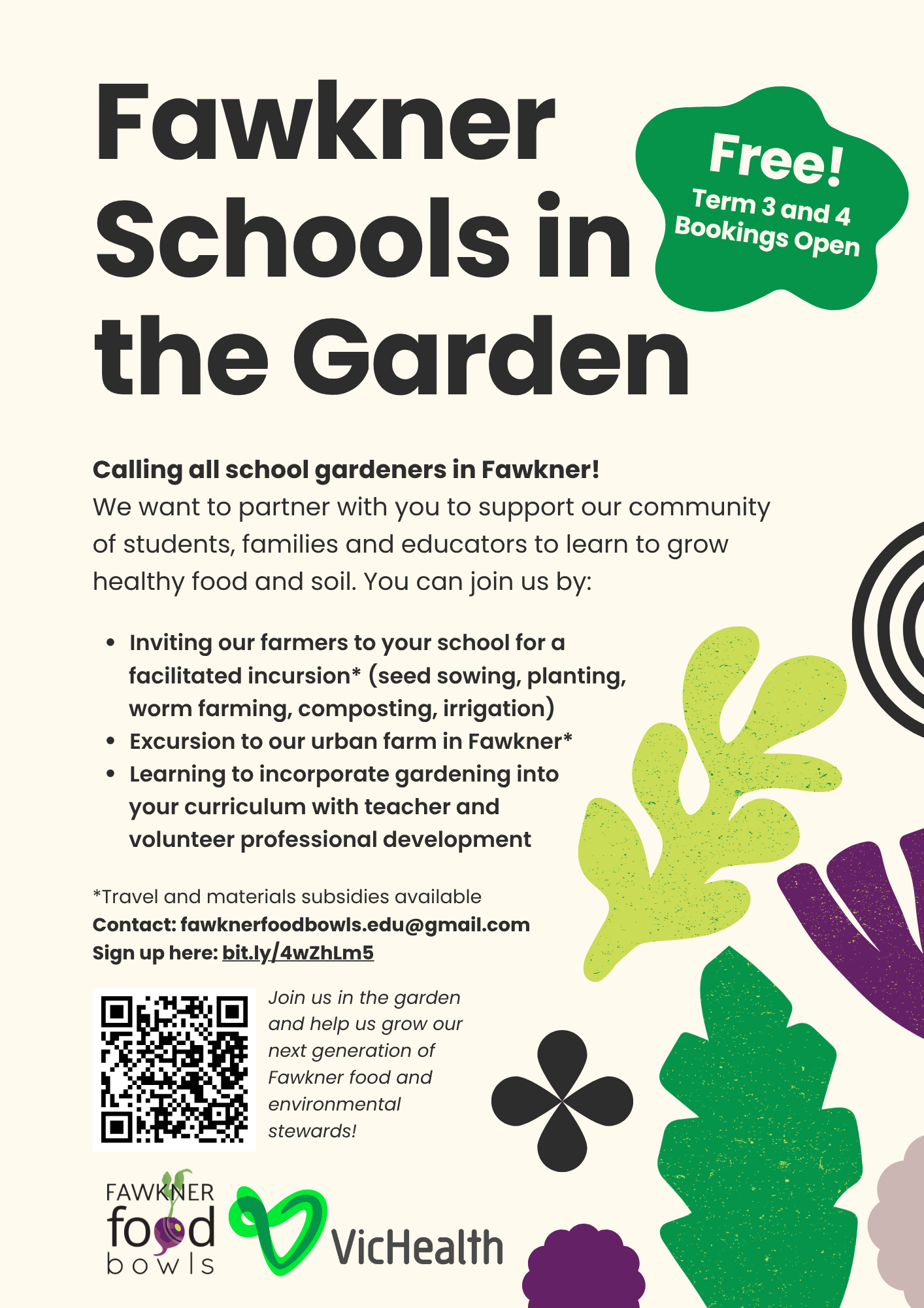 Free PDF for download and printing to add to your local school or community noticeboard