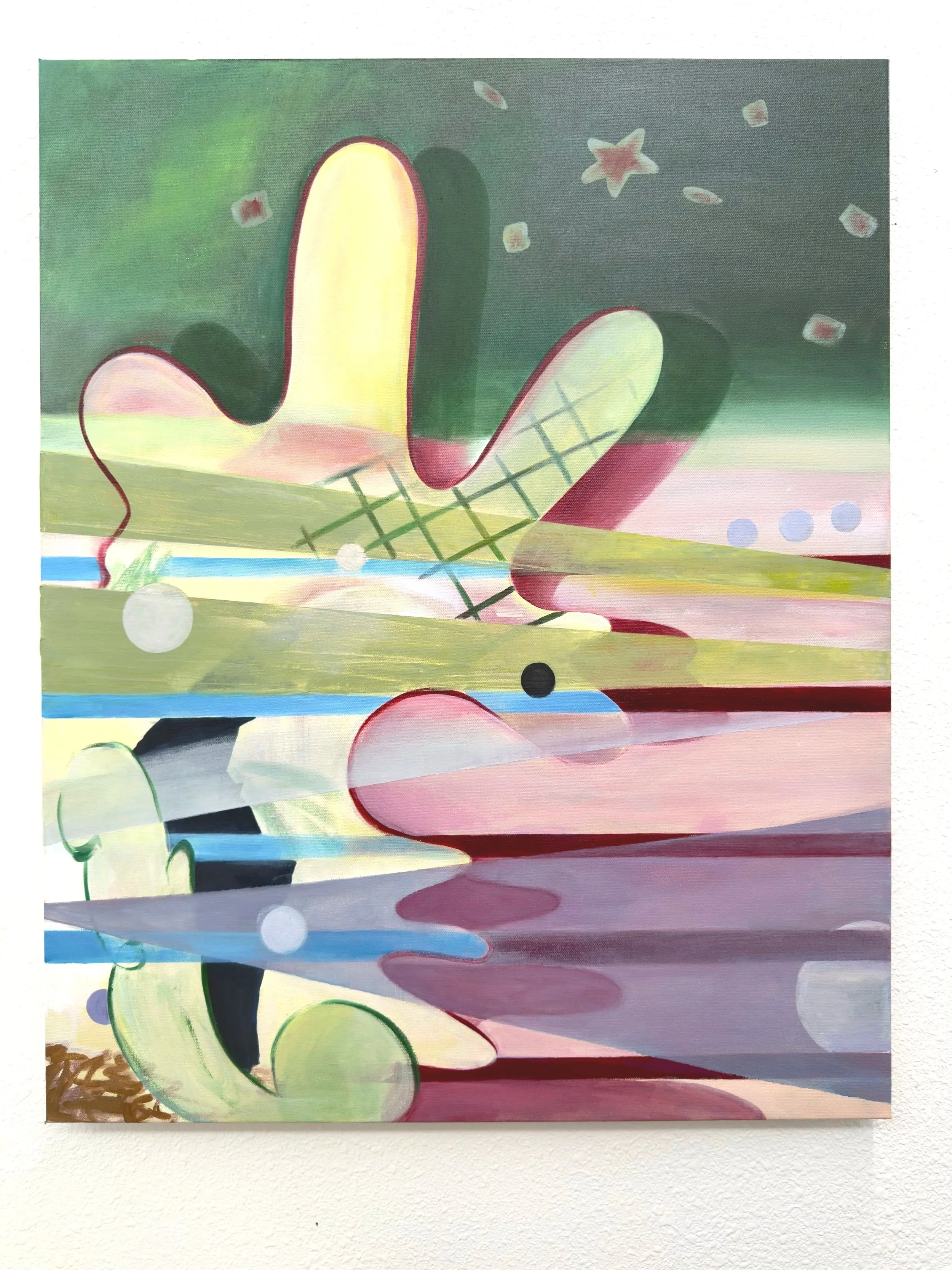 Grammar I, 2026, Acrylic on canvas, 30x24 in
