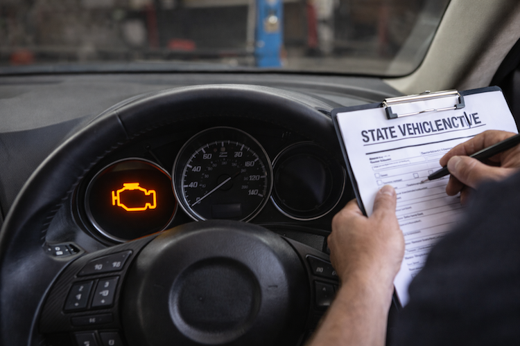 Check engine light inspection