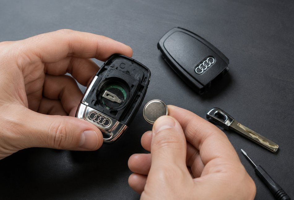 Changing an Audi Key Battery