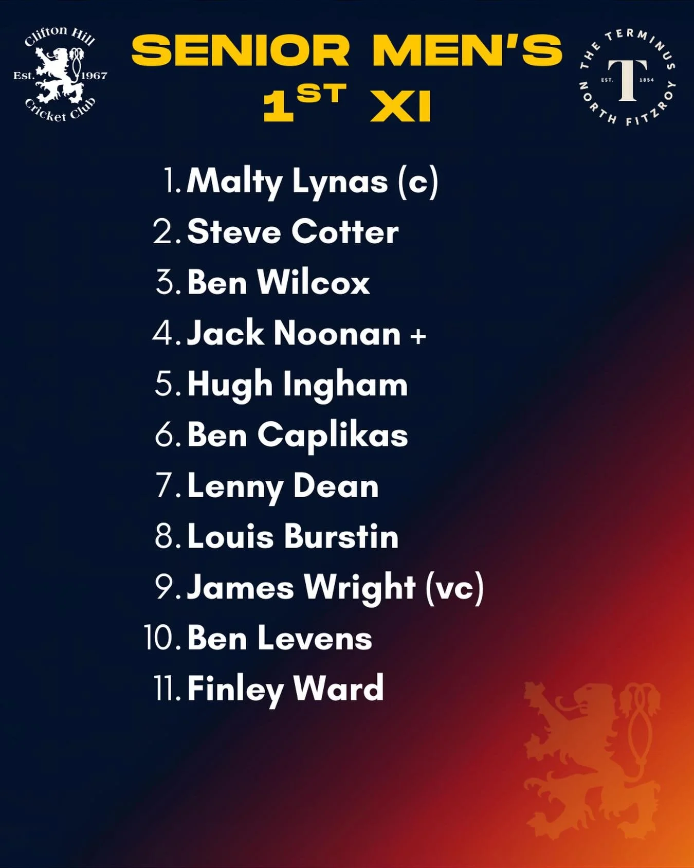 The senior men&rsquo;s 1st XI semi final against Glen Waverley at Rammo kicks off at 12:30pm today 🏏

Get down to Rammo and get around the team!

#GoHillers #CHCC #CliftonHillCricketClub #CliftonHill #3068 @cricketvictoria @cricketcomau @thisgirlcan