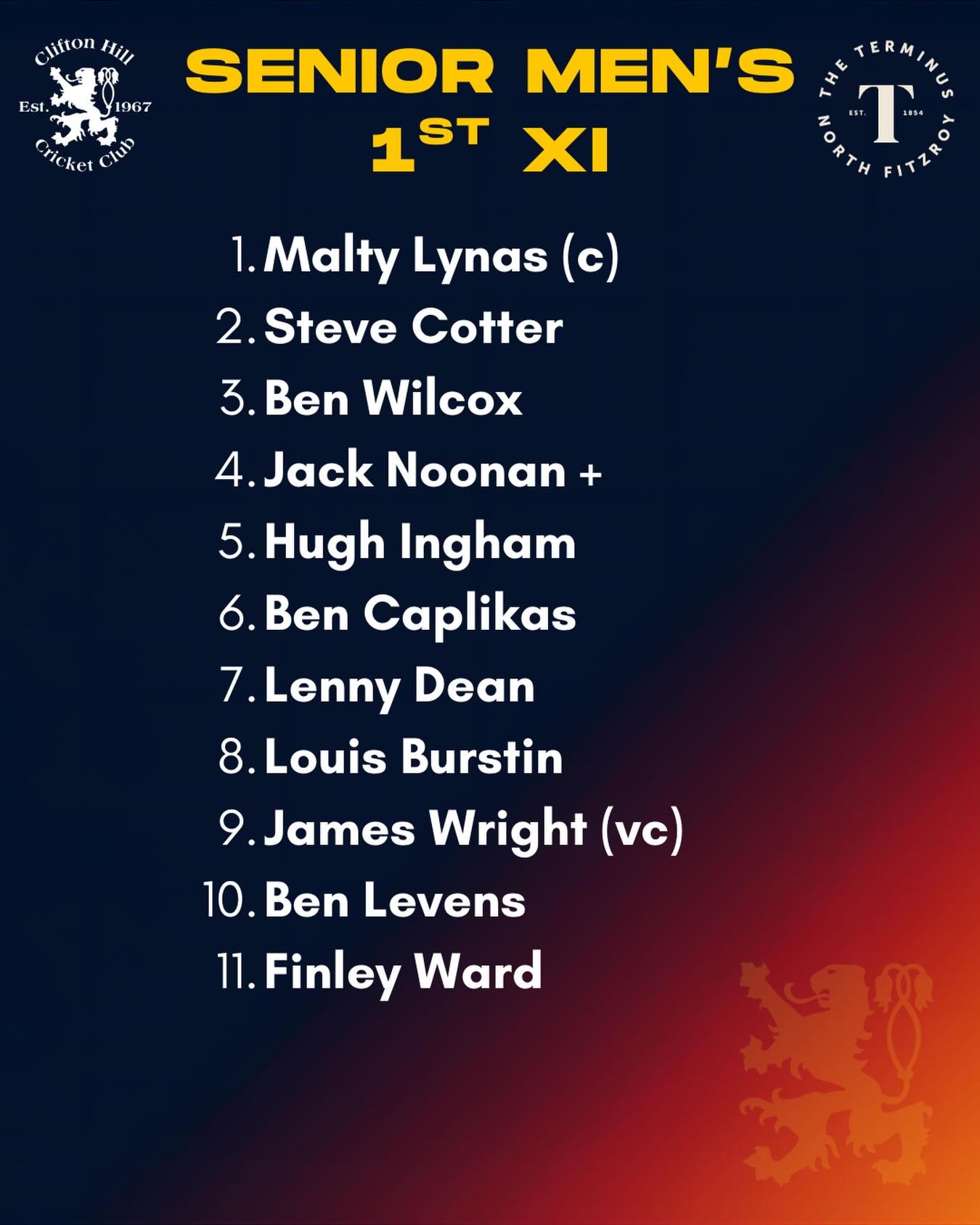 The senior men&rsquo;s 1st XI semi final against Glen Waverley at Rammo kicks off at 12:30pm today 🏏

Get down to Rammo and get around the team!

#GoHillers #CHCC #CliftonHillCricketClub #CliftonHill #3068 @cricketvictoria @cricketcomau @thisgirlcan
